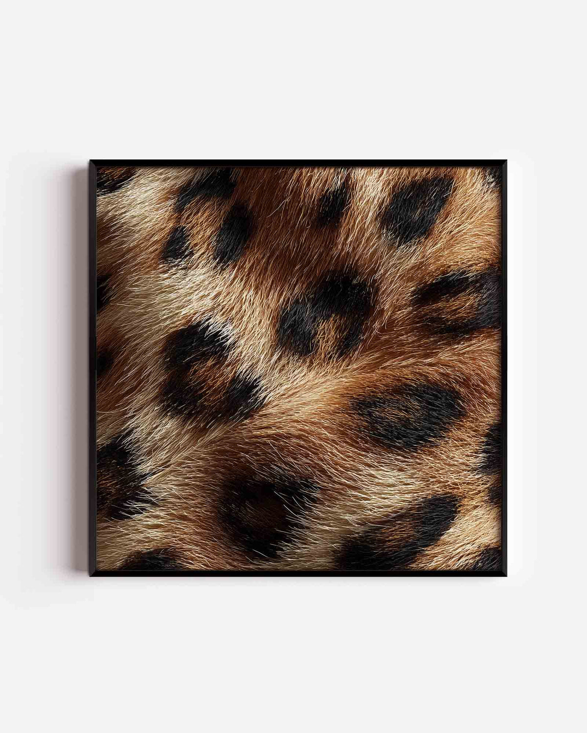 Luipaardprint – jungle vierkante poster als wanddecoratie