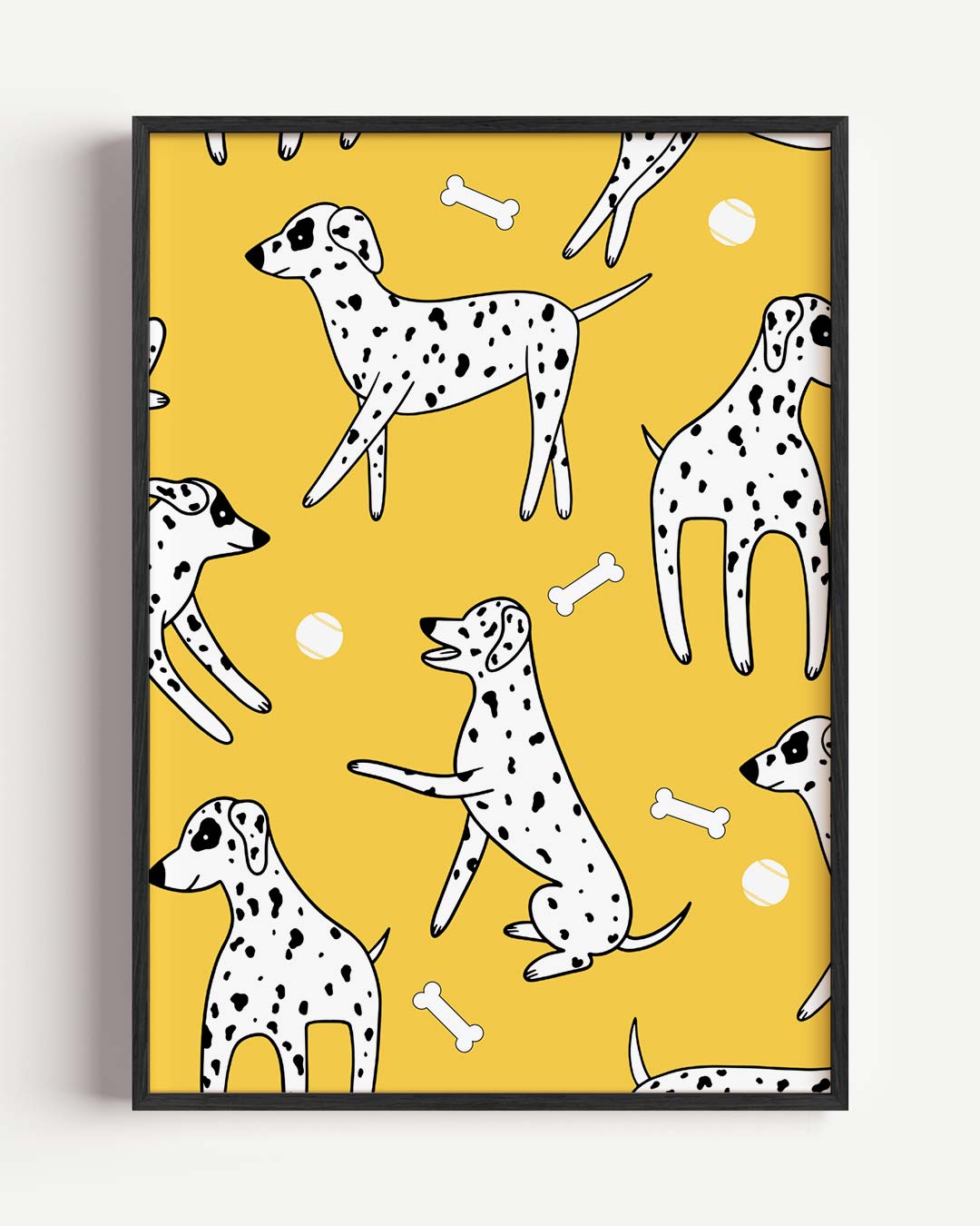 Dalmatiër Dromen – dieren portret poster als wanddecoratie