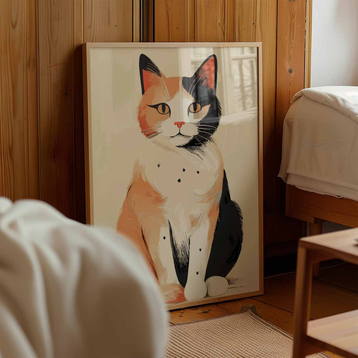 Stijlvolle Kattenposter – kinderposter in staand formaat