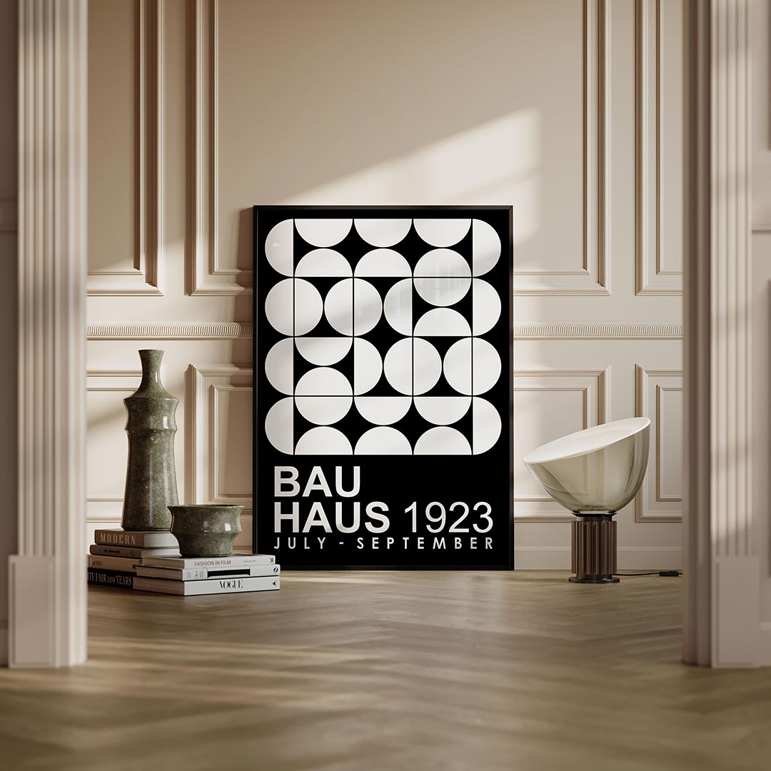  – moderne Bauhaus wandkunst als poster