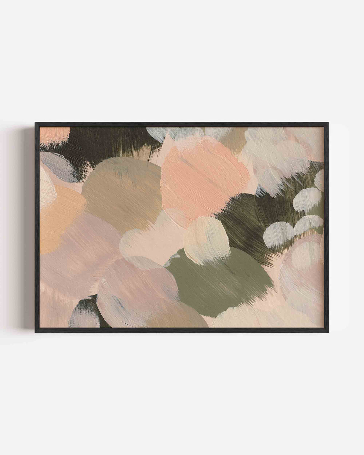Abstracte vormen – schilderkunst landscape poster als wanddecoratie