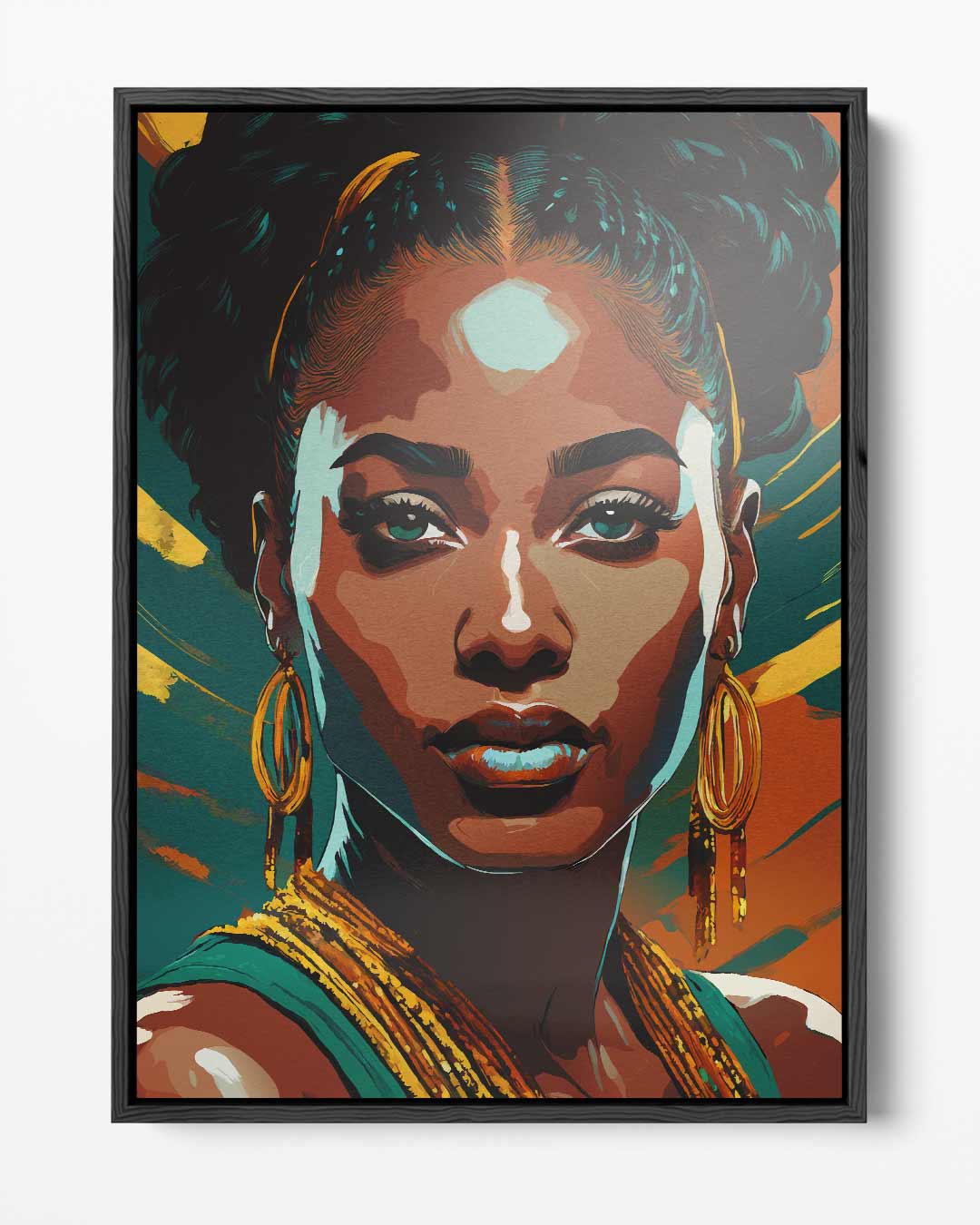 Stralende Portretkunst – portret kunstwerk als wanddecoratie