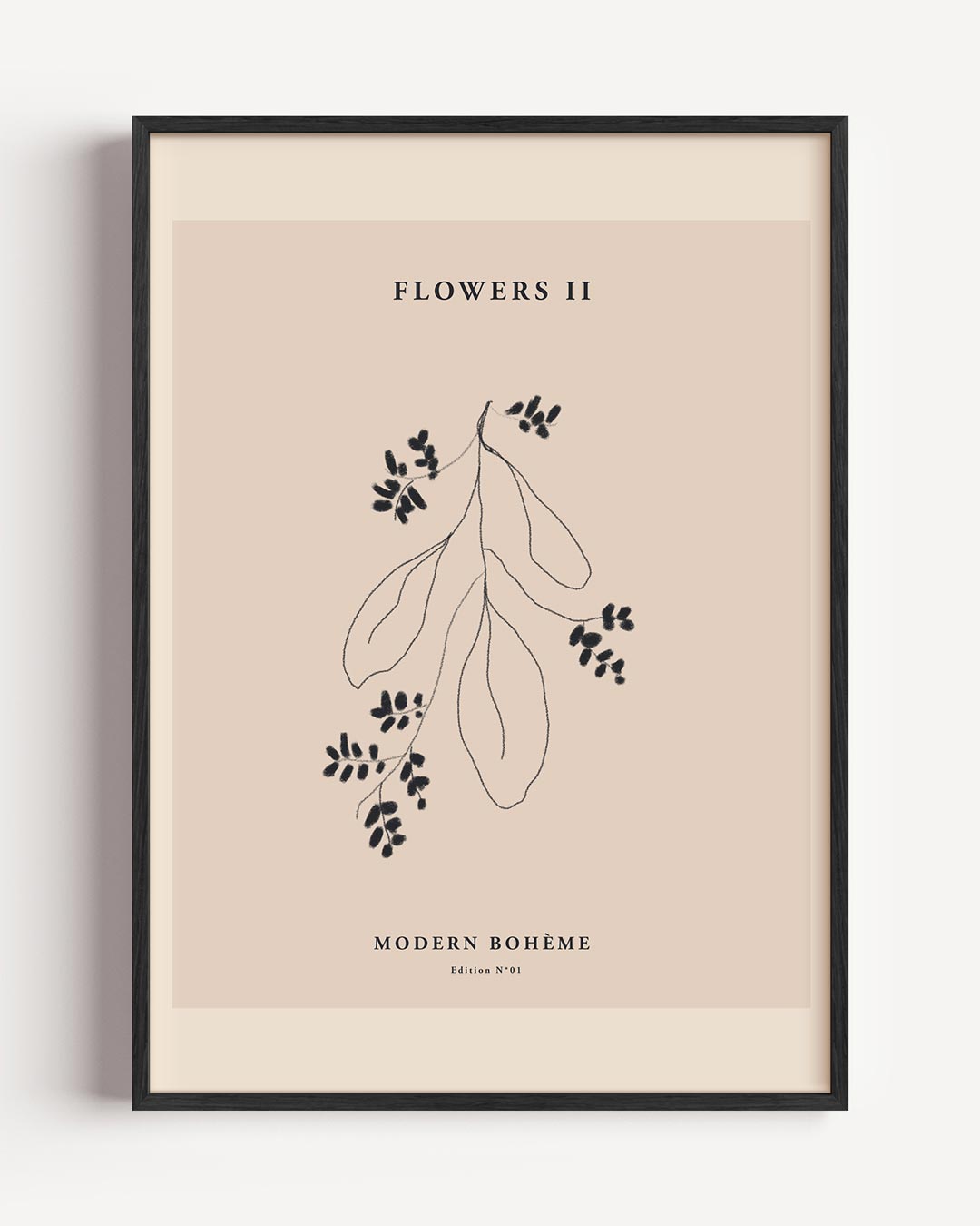 Botanische Kunstposter - Flowers II – boheme portret poster als wanddecoratie