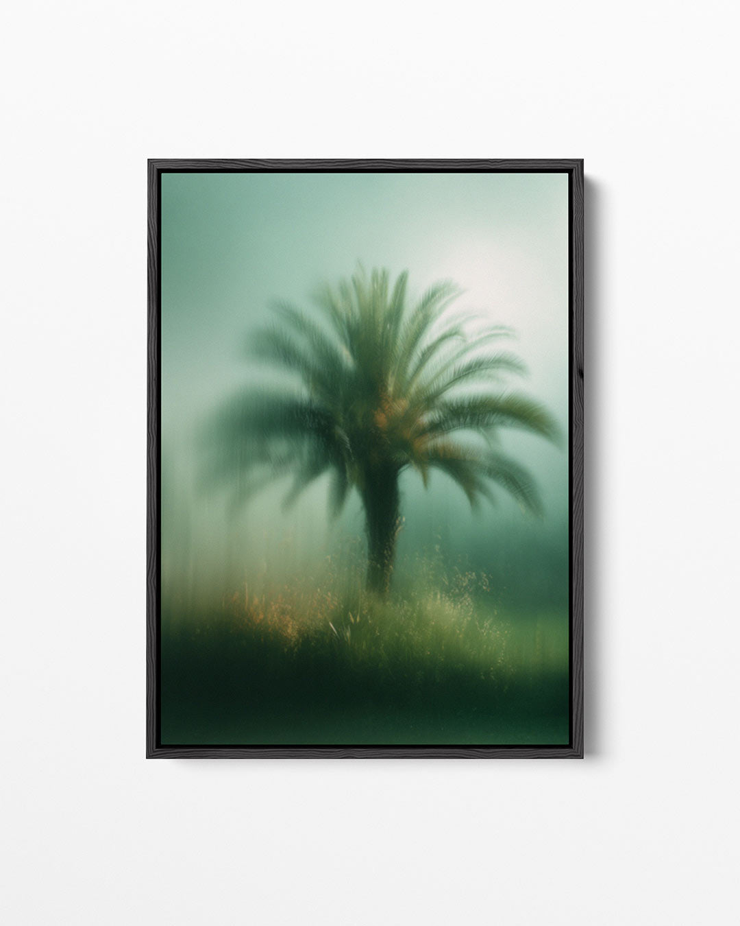 Vervagende palmboom – staand wanddecoratie kunstwerk