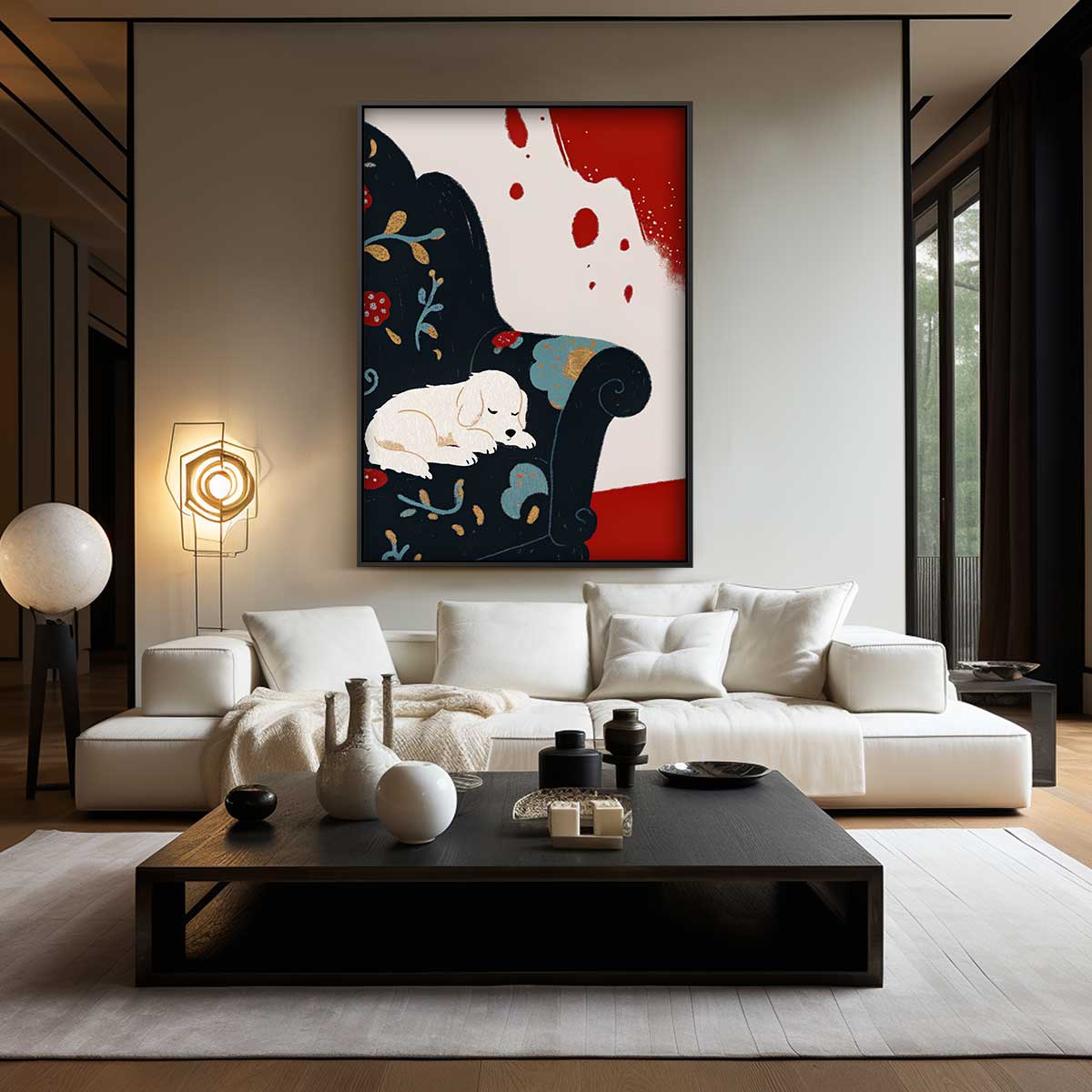Slaapgezelschap – staand kunstwerk voor modern interieur