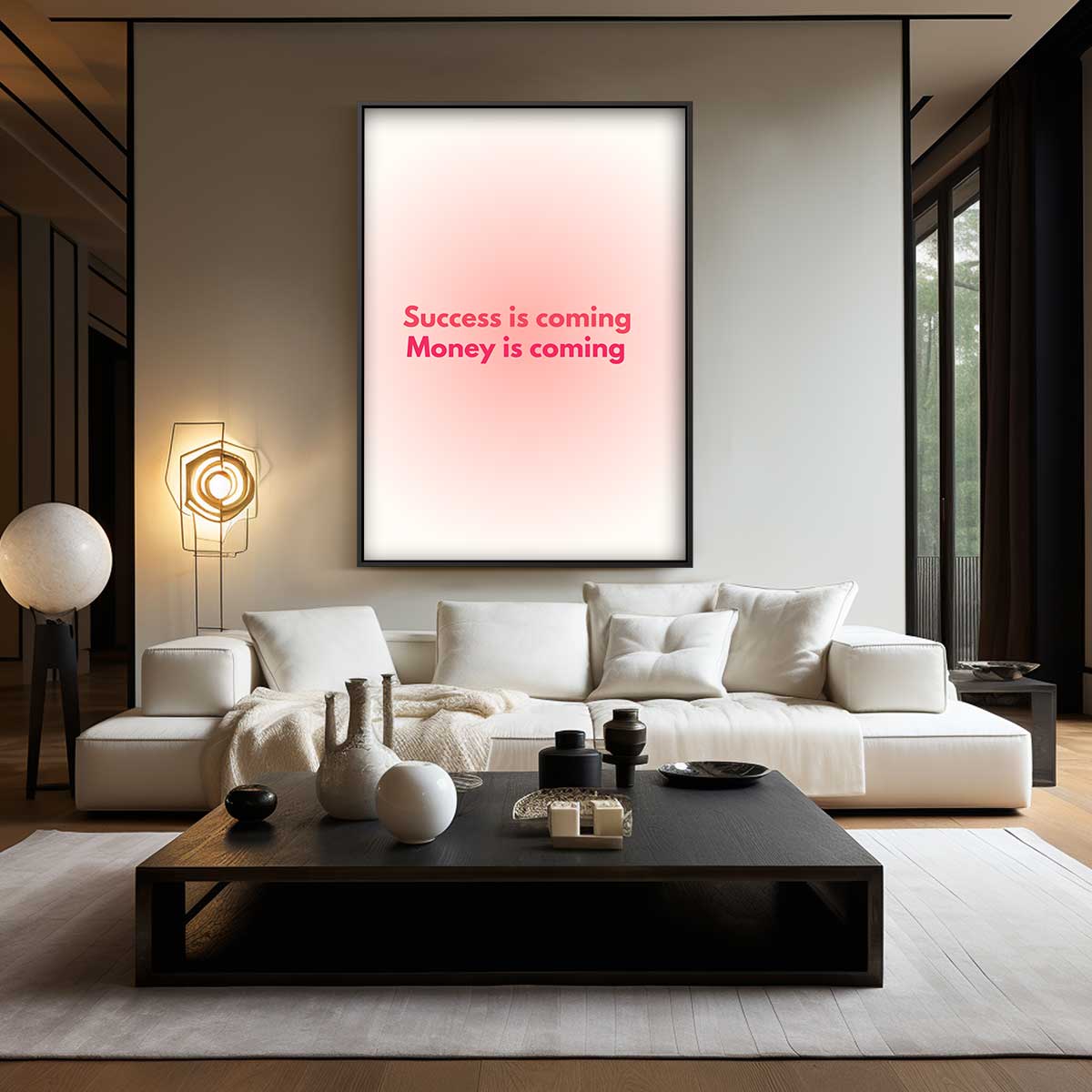 Positieve Toekomst Visie – dibond wanddecoratie in staand formaat