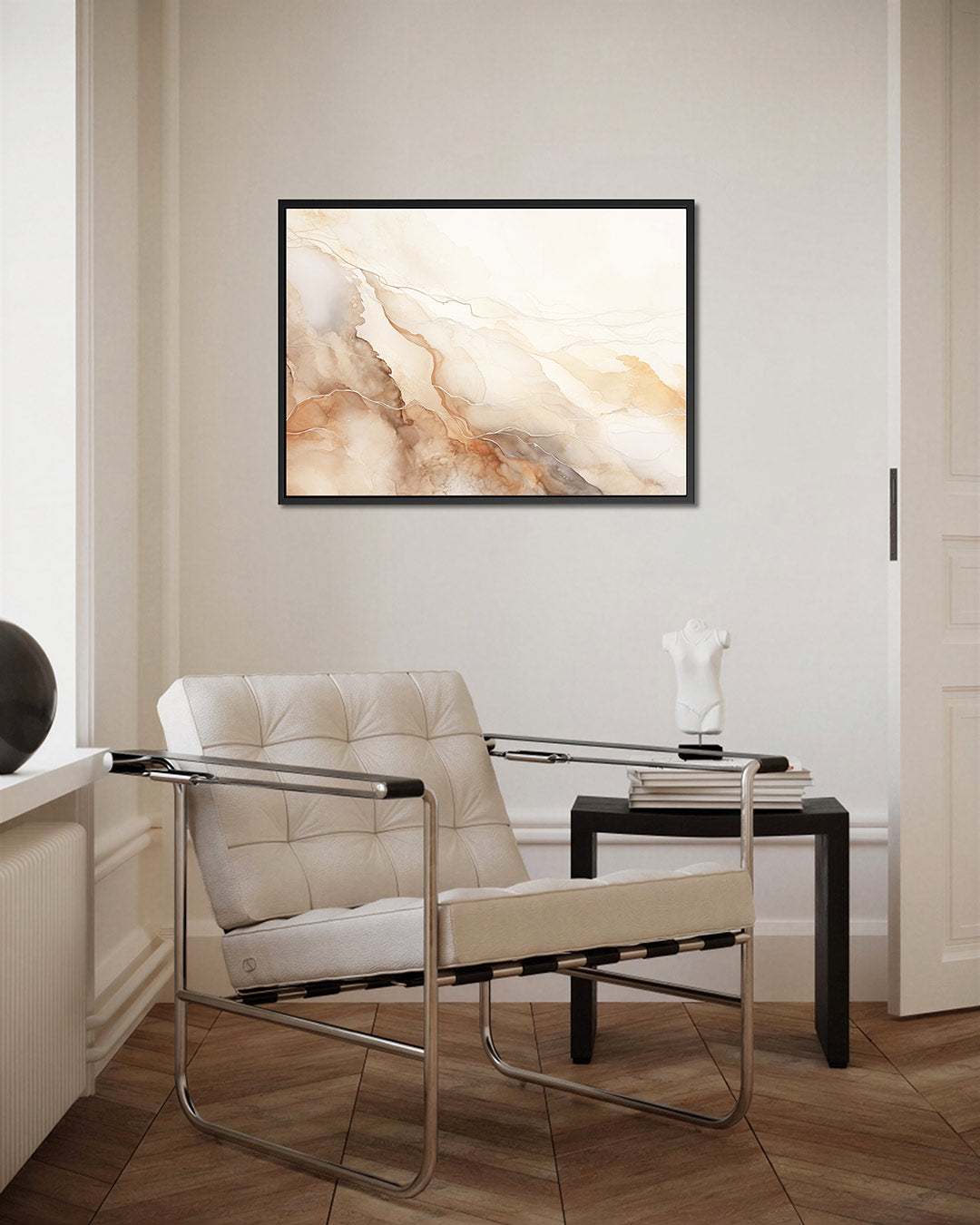 Organische lijnen – Kleurovergangen – kunstwerk op canvas, dibond of plexiglas