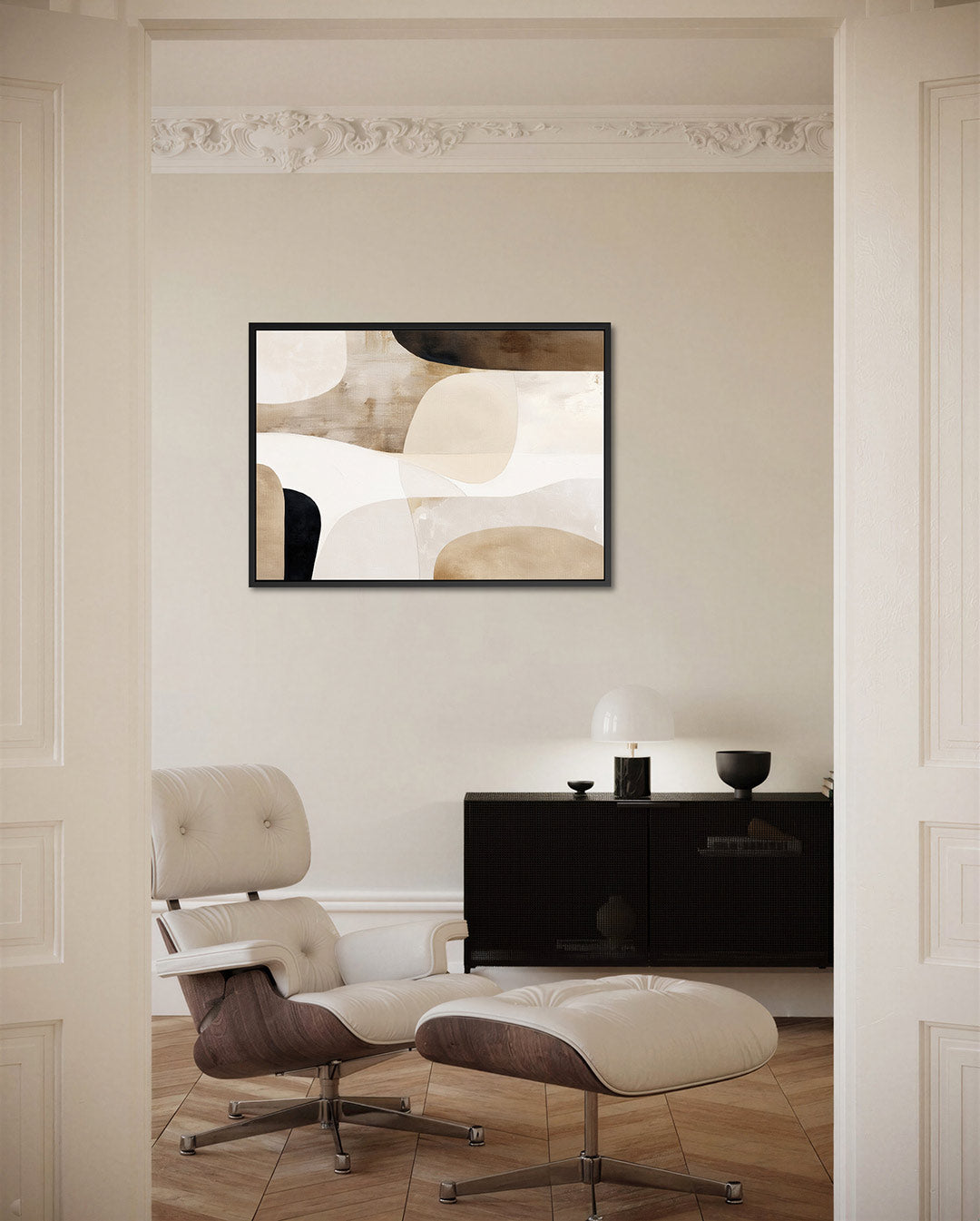 Compositie – liggende wanddecoratie