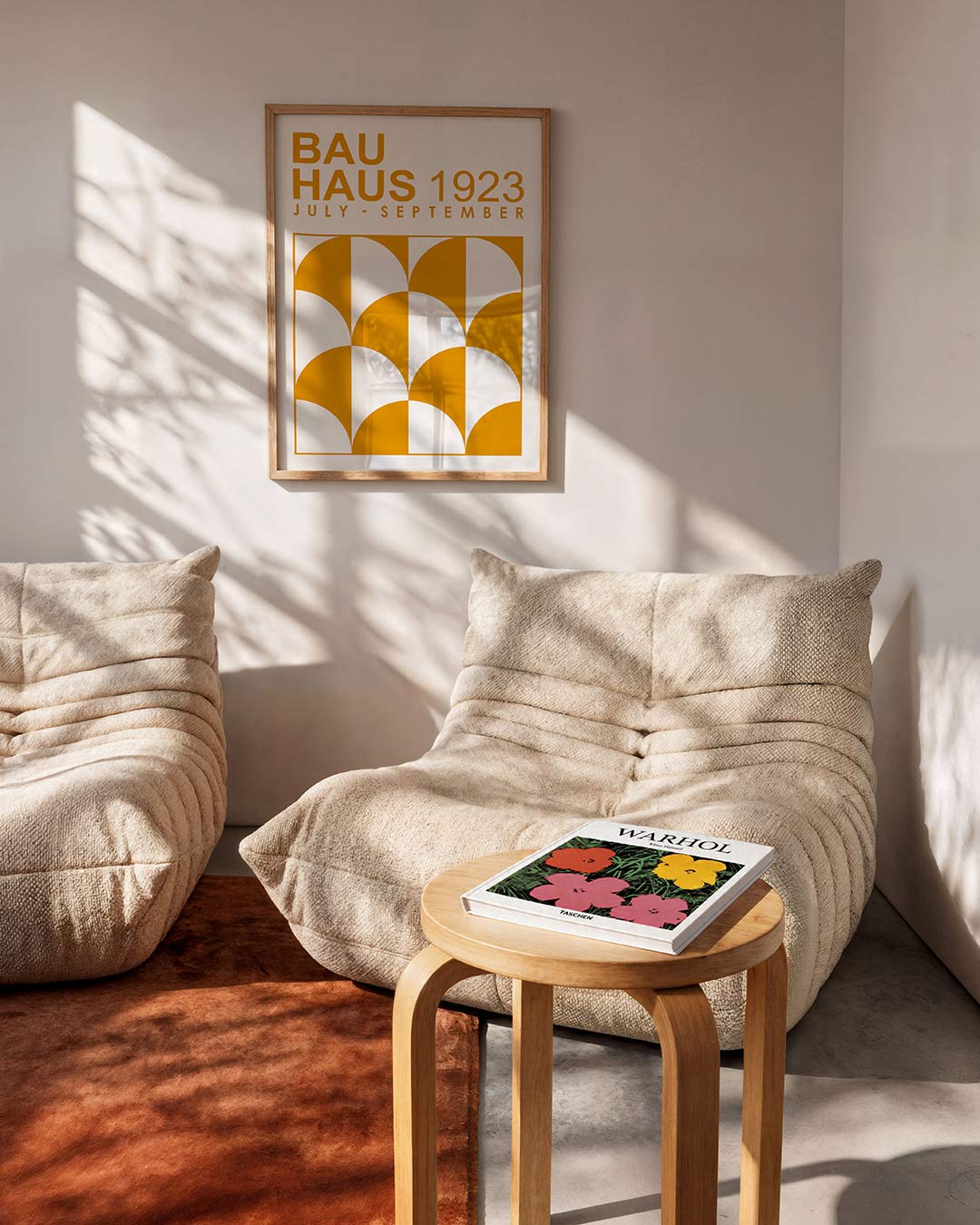 Vormen en vlakken – moderne Bauhaus wandkunst als poster