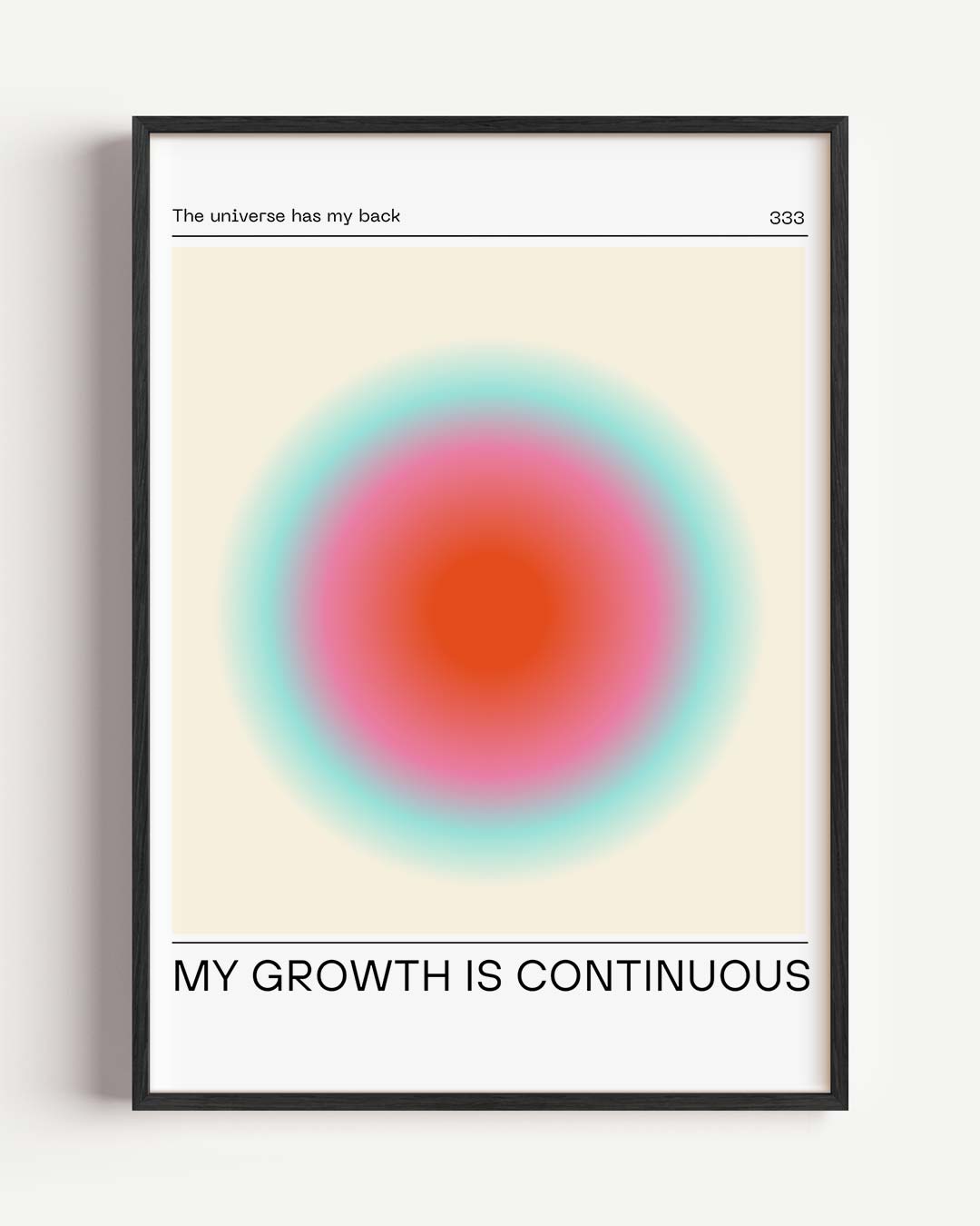Inspirerende Groeiposter – mindful portret poster als wanddecoratie