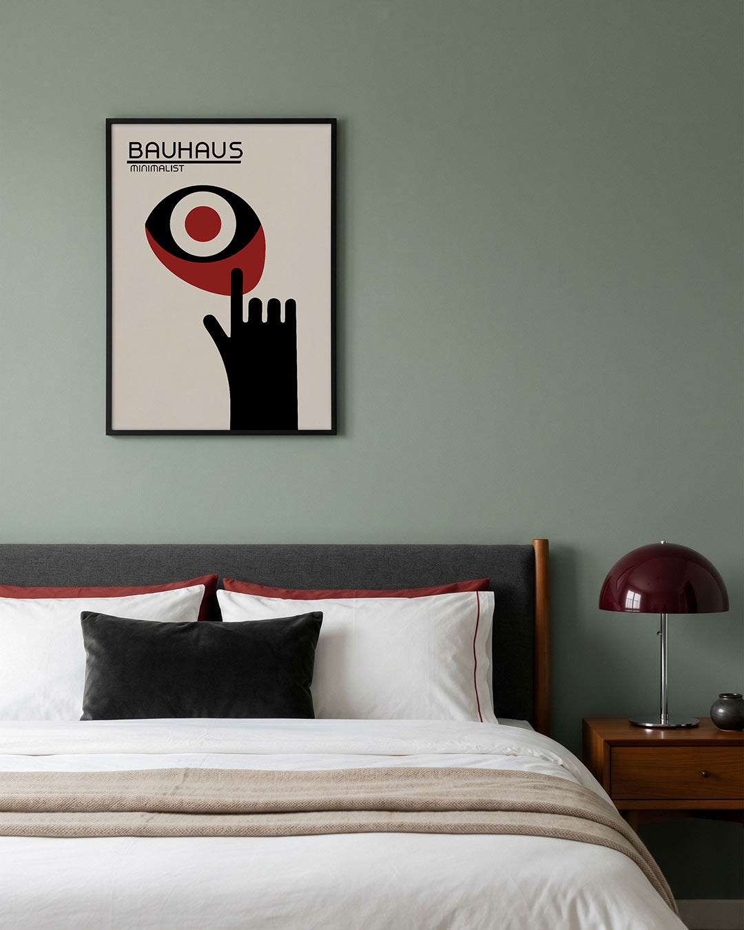 Vormen en vlakken – geometrische poster in Bauhaus-stijl van WallArtistic