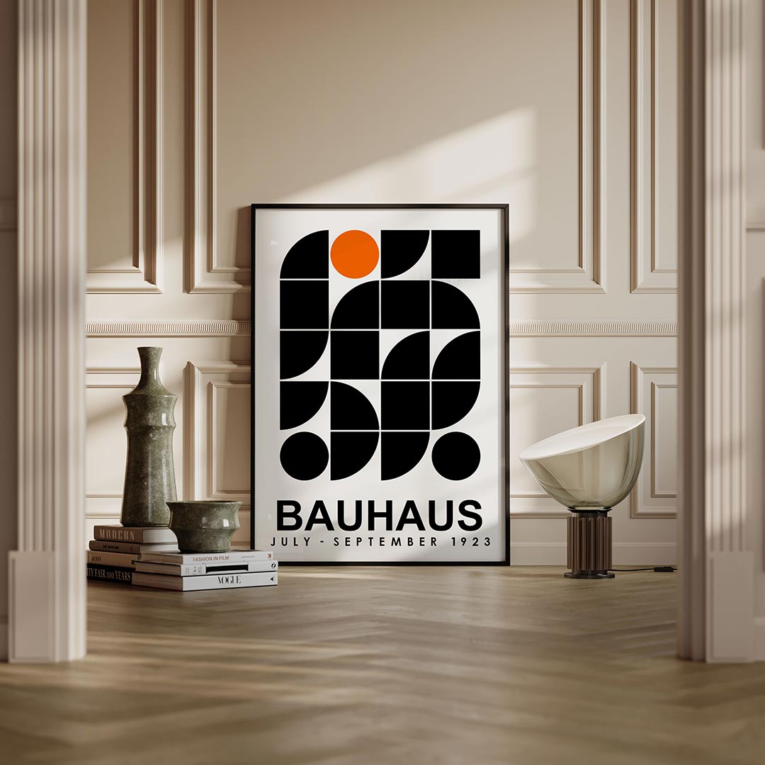  – moderne Bauhaus wandkunst als poster