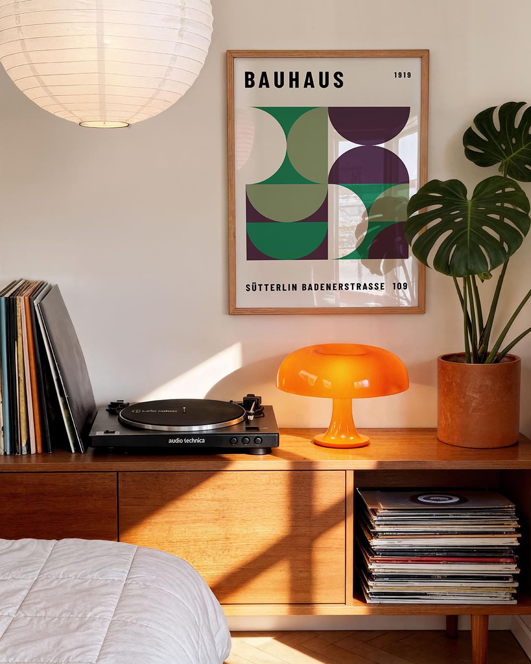 Vorm en kleur – moderne Bauhaus wandkunst als poster