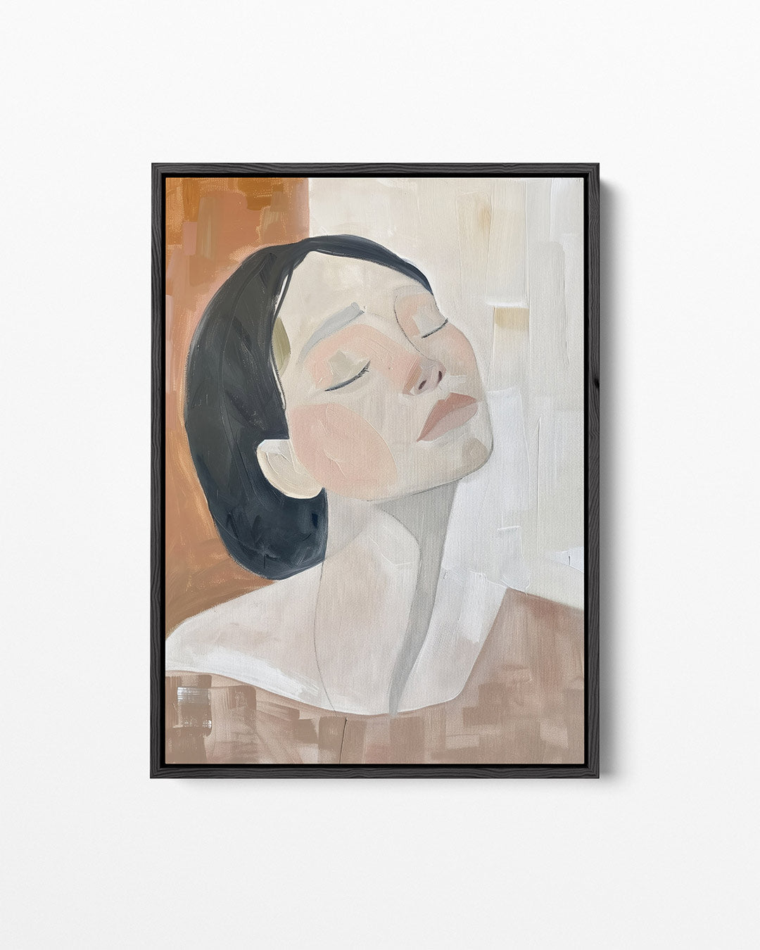 Dromerige vrouw – staand wanddecoratie kunstwerk