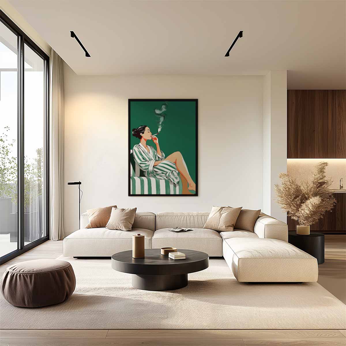 Ontspannen Moment – staand kunstwerk voor modern interieur