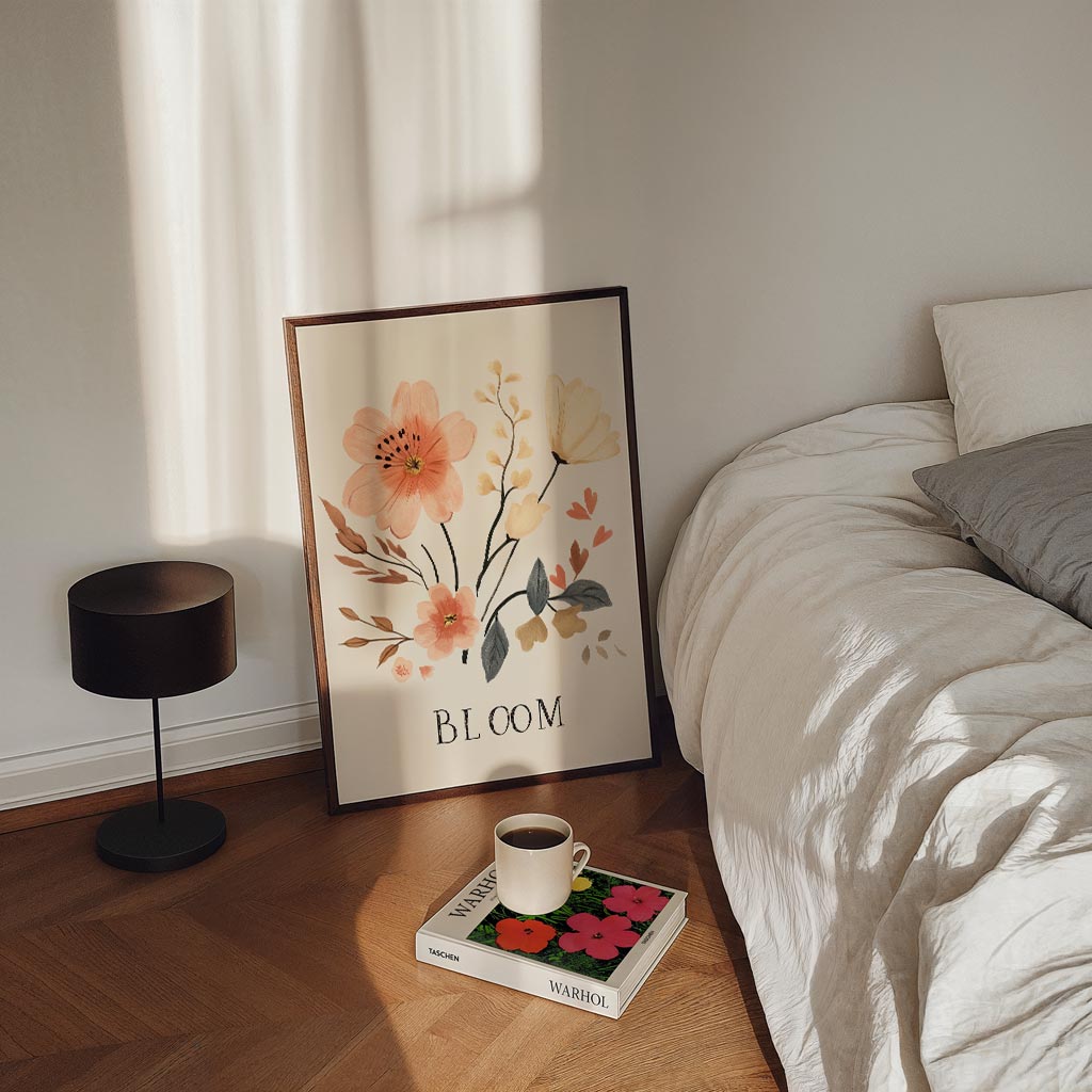 Bloemenpracht – kinderposter in staand formaat