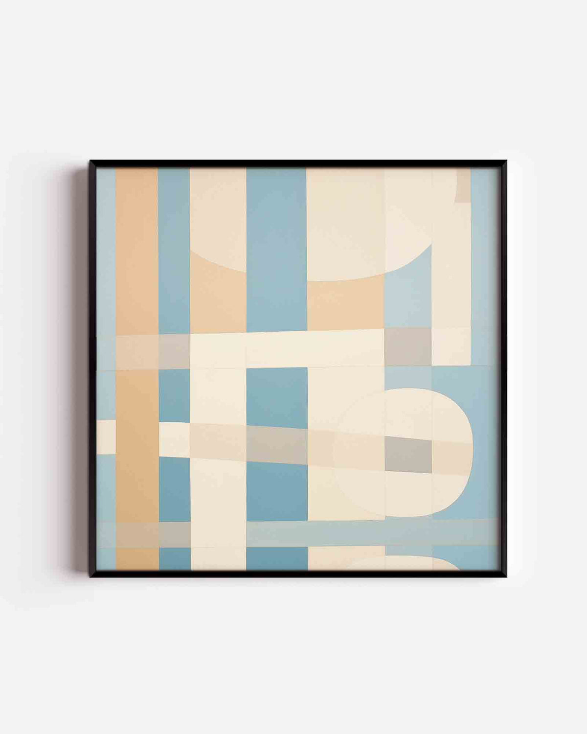 Geometrische vormen – kleurrijke illustratie poster als wanddecoratie