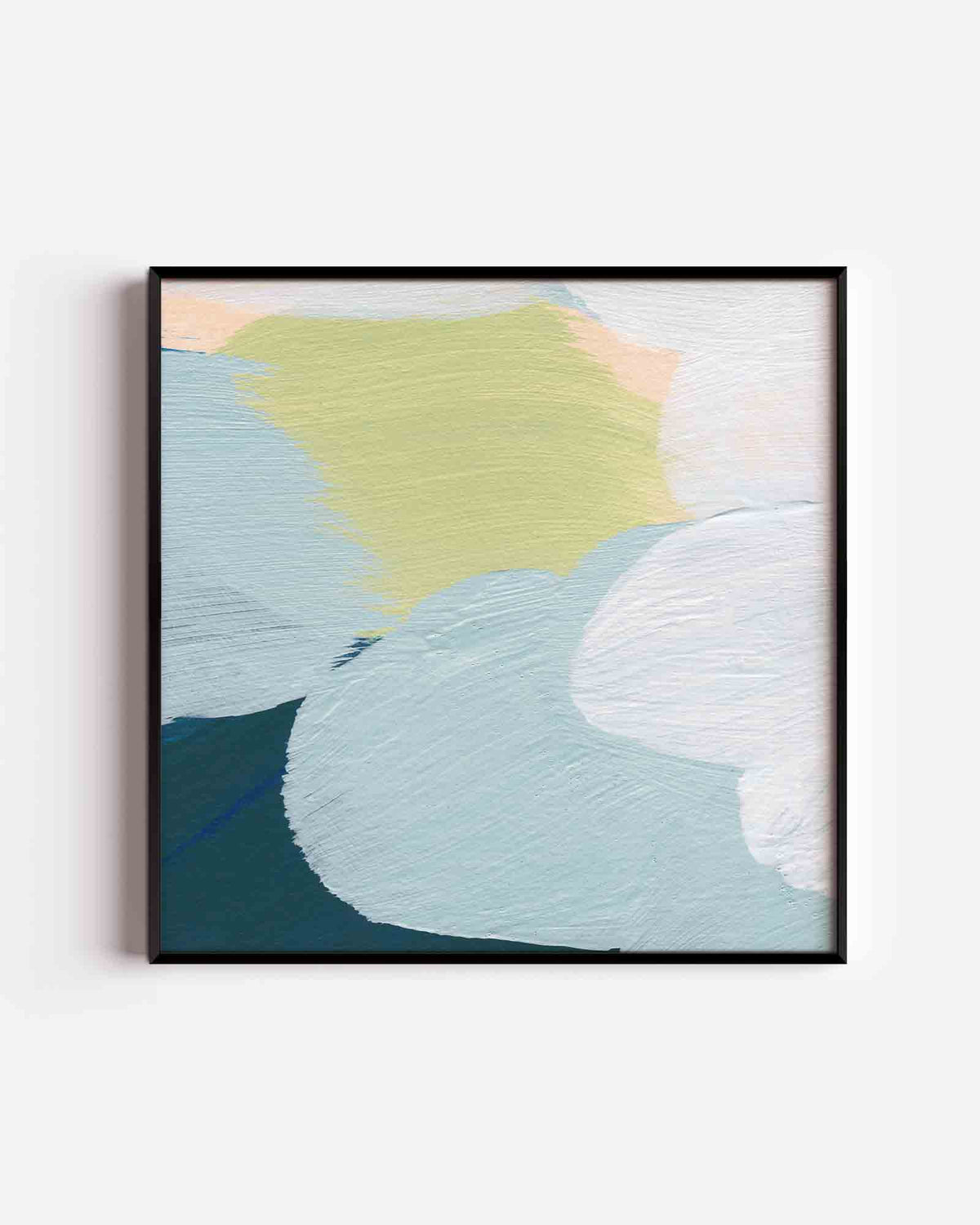 Abstracte vormen – schilderkunst vierkante poster als wanddecoratie