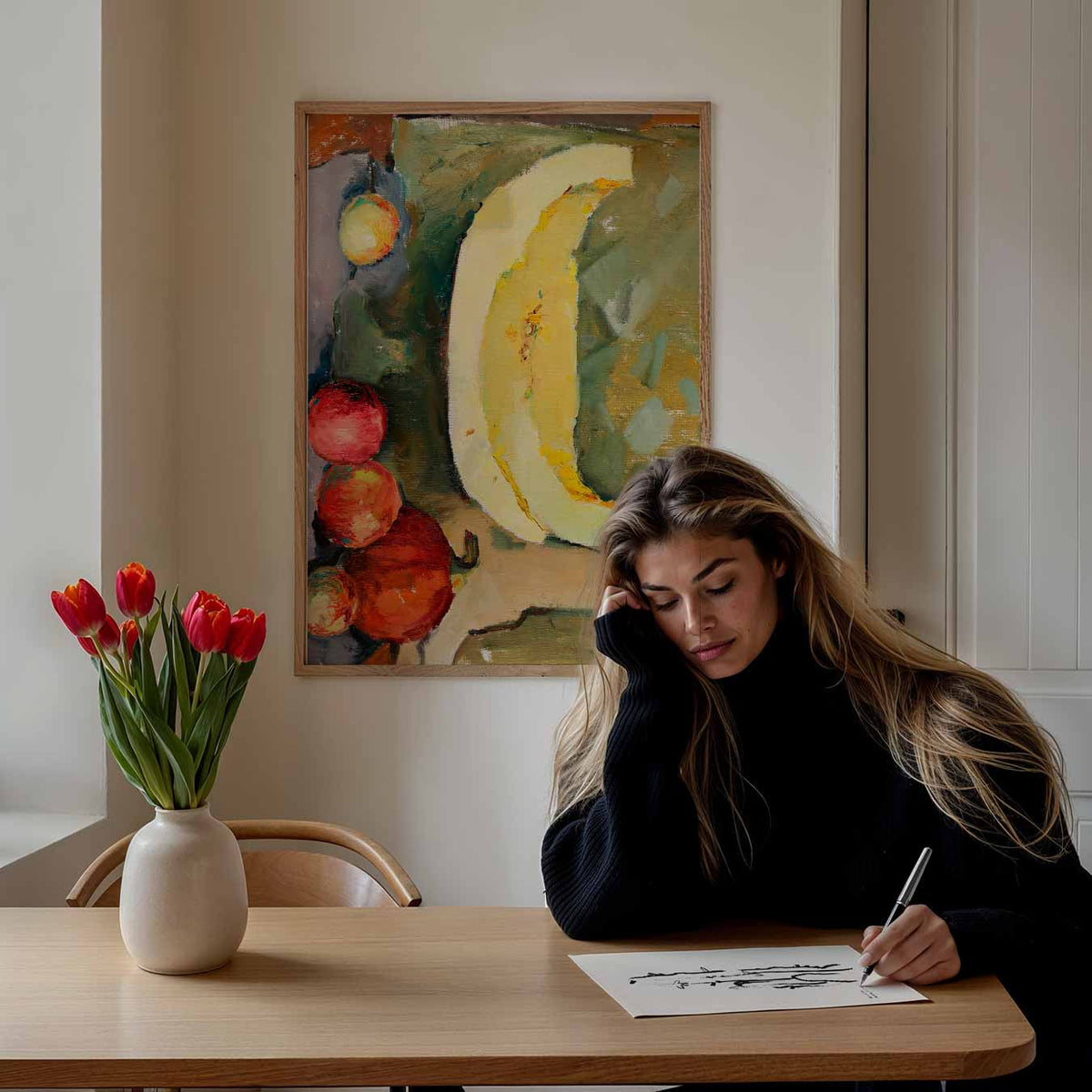 Kleurrijke Fruitimpressies – Popart poster als moderne urban wanddecoratie
