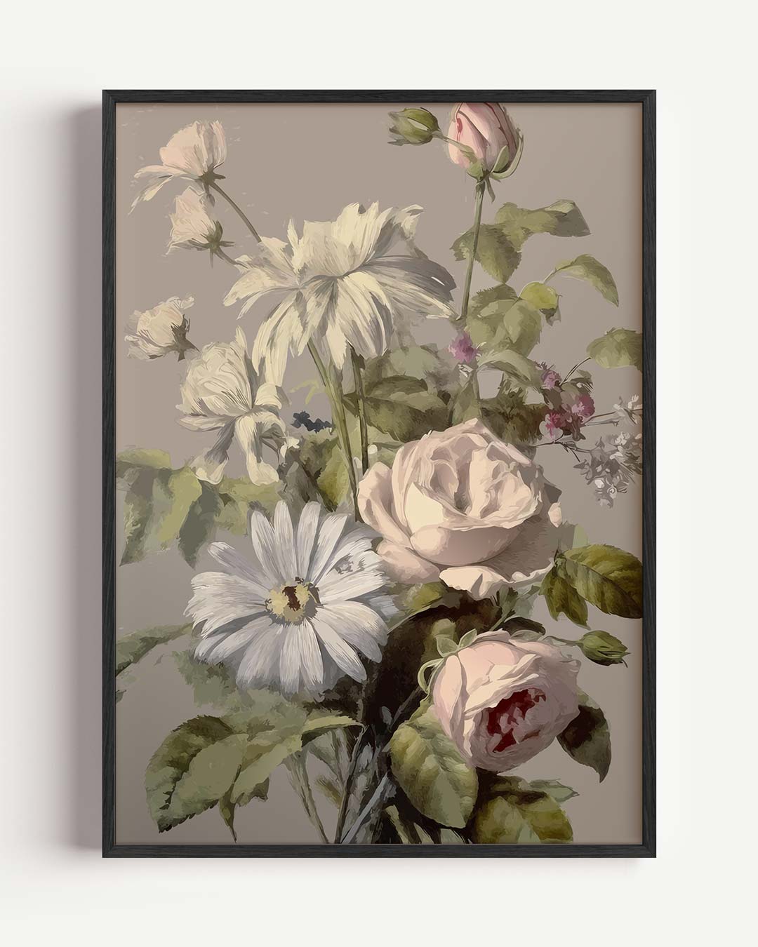 Romantische Bloemenpracht – bloemen portret poster als wanddecoratie