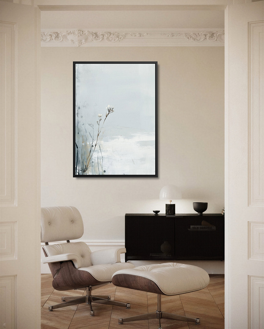 Bloemen – moderne staande wandkunst
