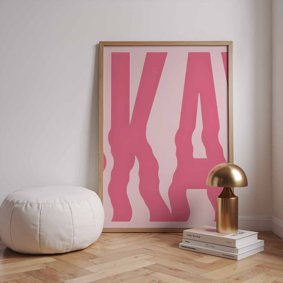 Positieve OKAY – urban poster in staand formaat