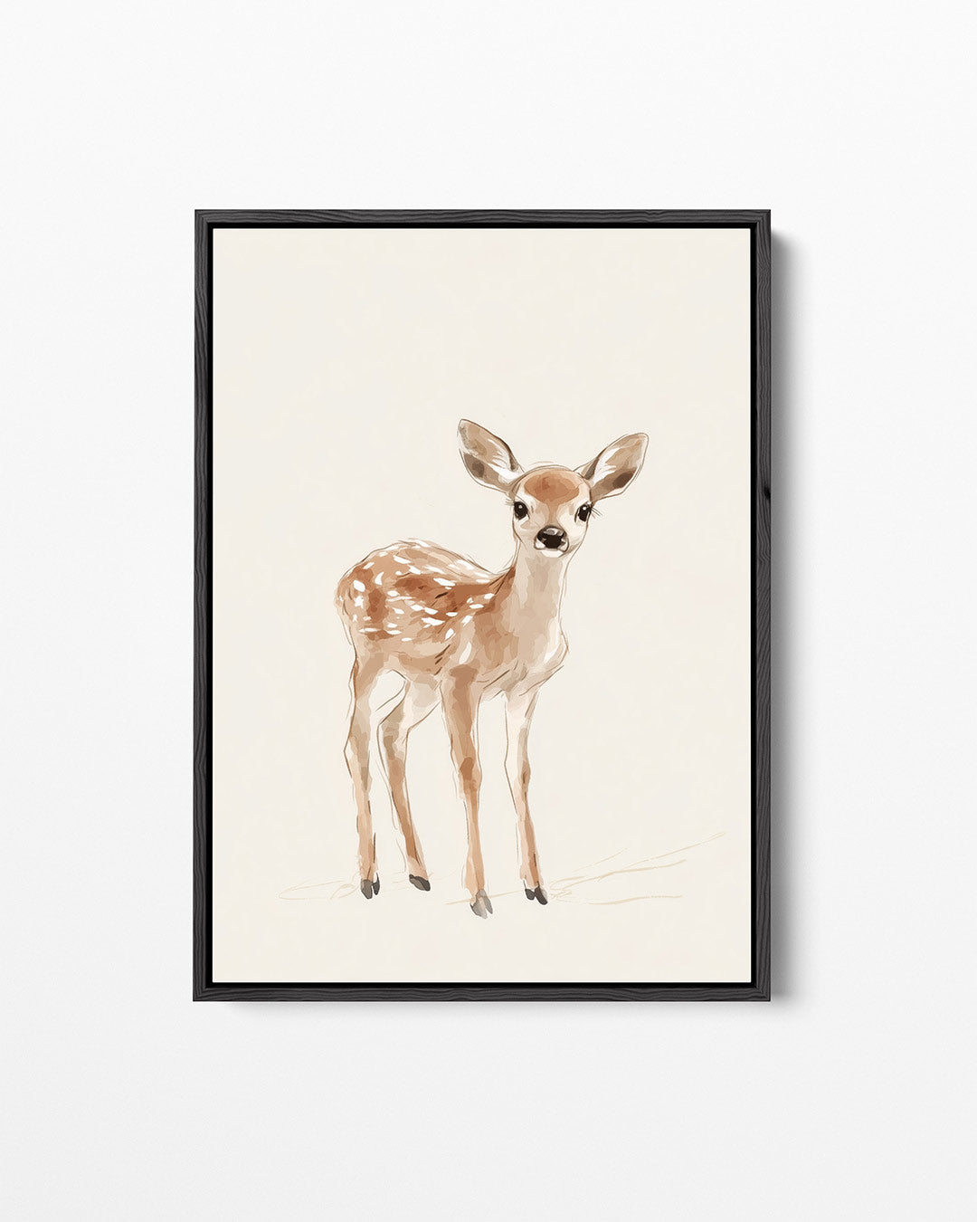 Lief hertenkalf – staand wanddecoratie kunstwerk