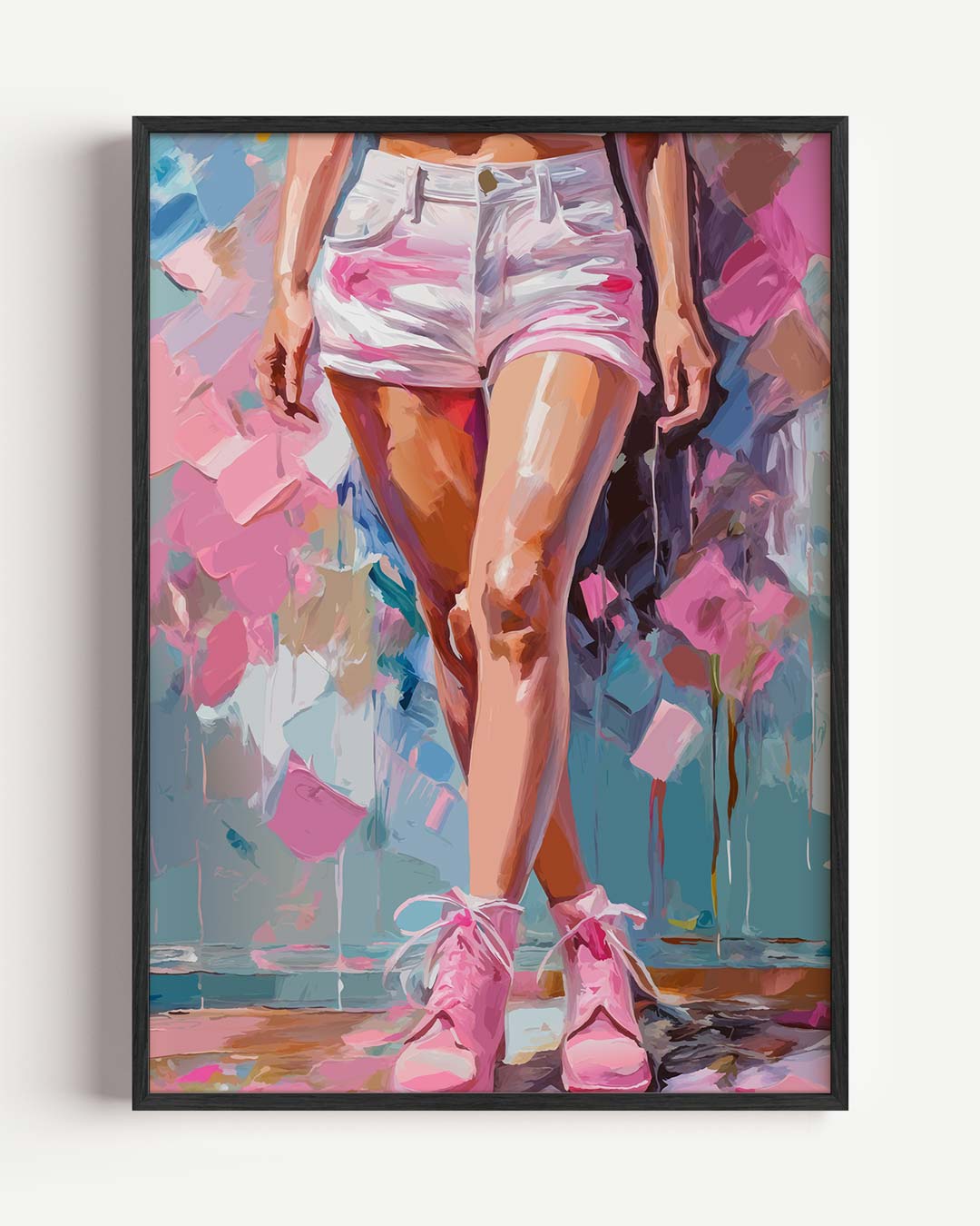 Stralende Stijlvolle Kunst – paas portret poster als wanddecoratie