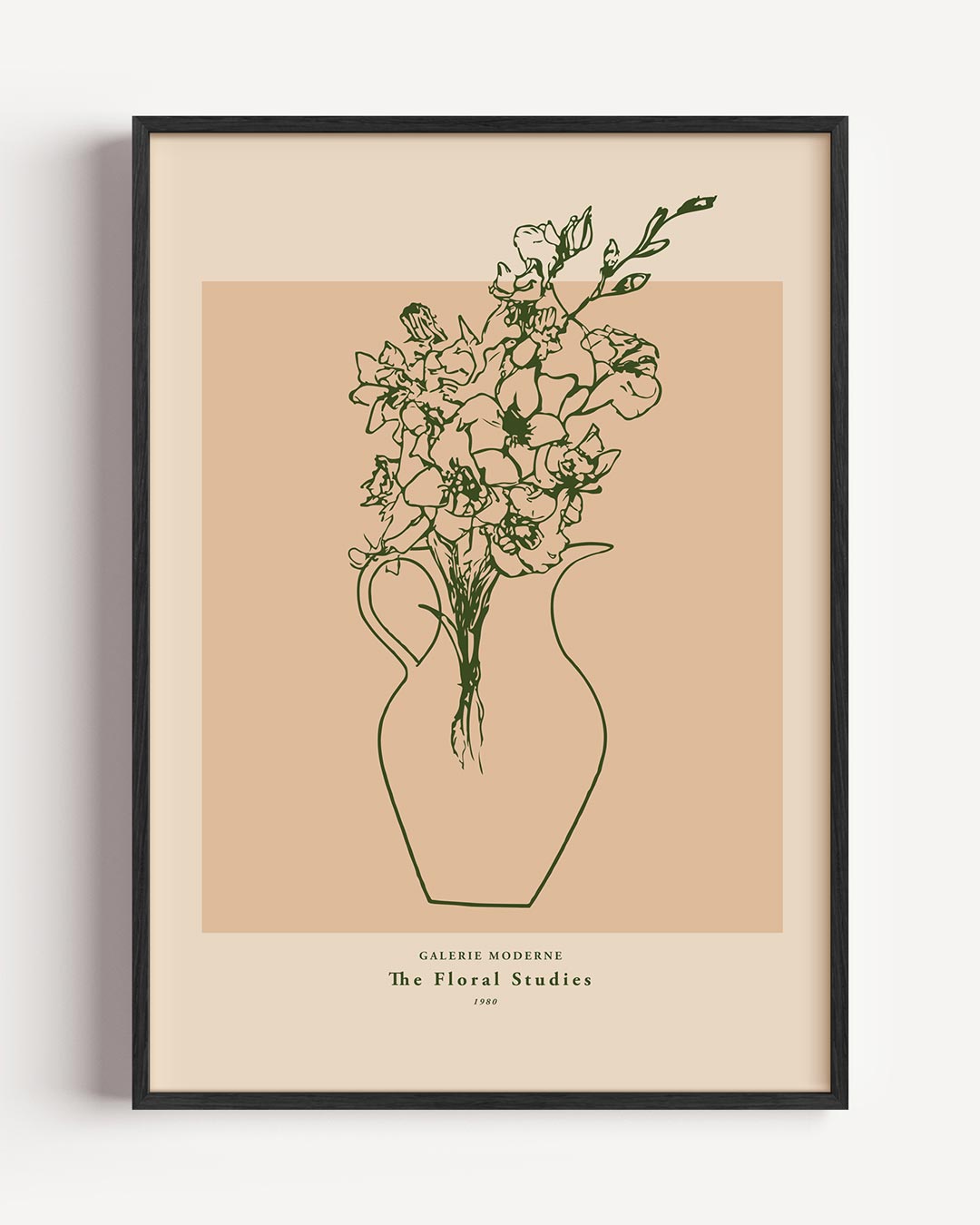 Elegante Bloemenstudie – bloemen portret poster als wanddecoratie