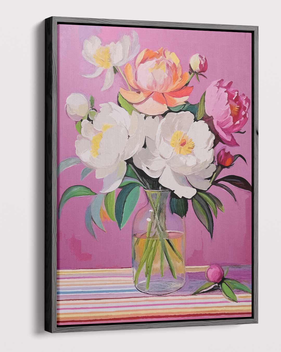 Betoverende Bloemenpracht – dibond kunstwerk als wanddecoratie