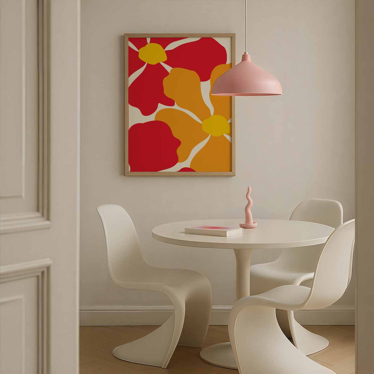 Bloemenpracht Kleurrijke – bloemen poster in staand formaat