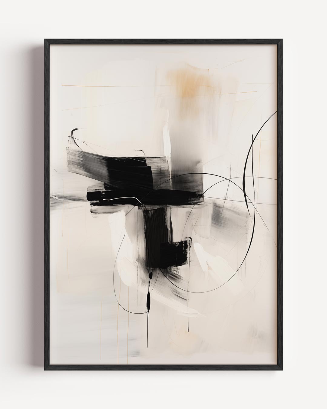 Moderne Abstracte Kunstposter – elegante portret poster als wanddecoratie