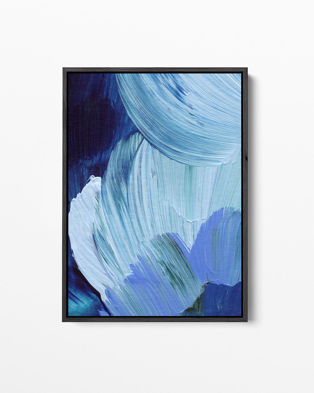 Vloeiende kleurencompositie – staand wanddecoratie kunstwerk