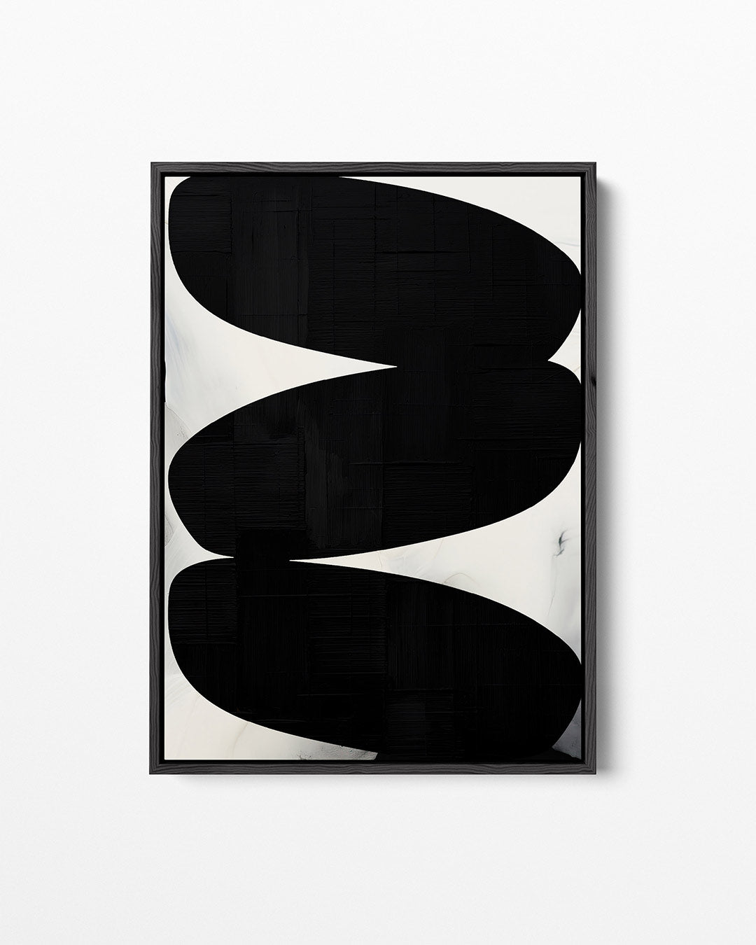 Organische vormen contrast – staand wanddecoratie kunstwerk