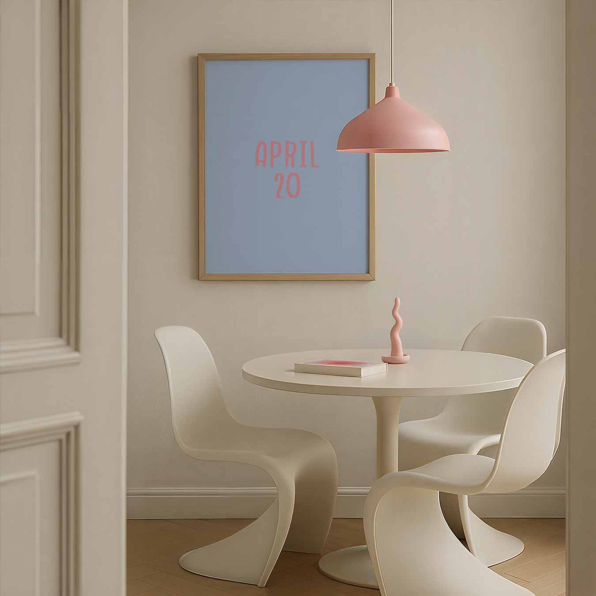 Stijlvolle April – staande paas wanddecoratie van WallArtistic