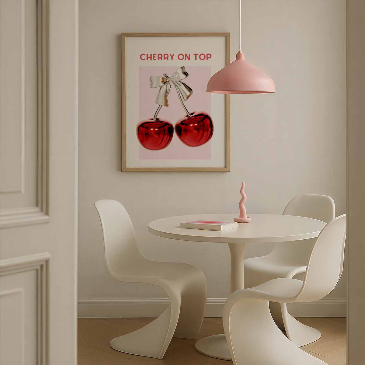 Cherry on Top – zomerse poster in staand formaat