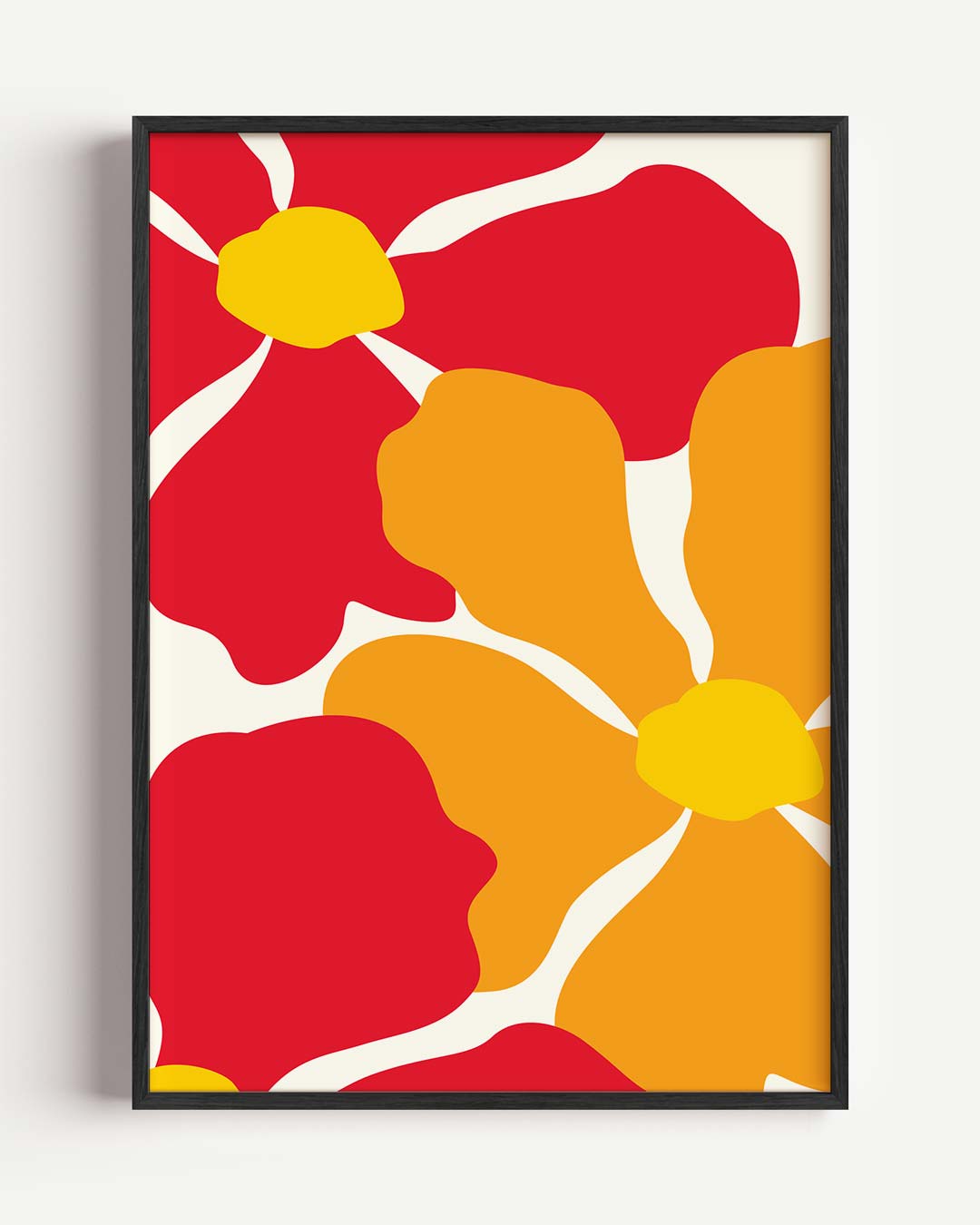 Bloemenpracht Kleurrijke – bloemen portret poster als wanddecoratie