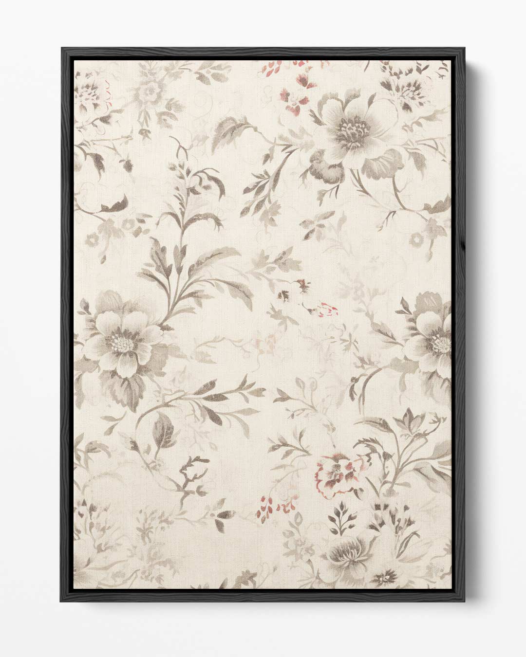 Elegante Bloemenpracht Behang – portret kunstwerk als wanddecoratie