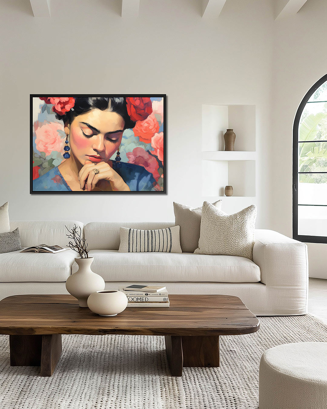Portretstudie – wanddecoratie in interieur