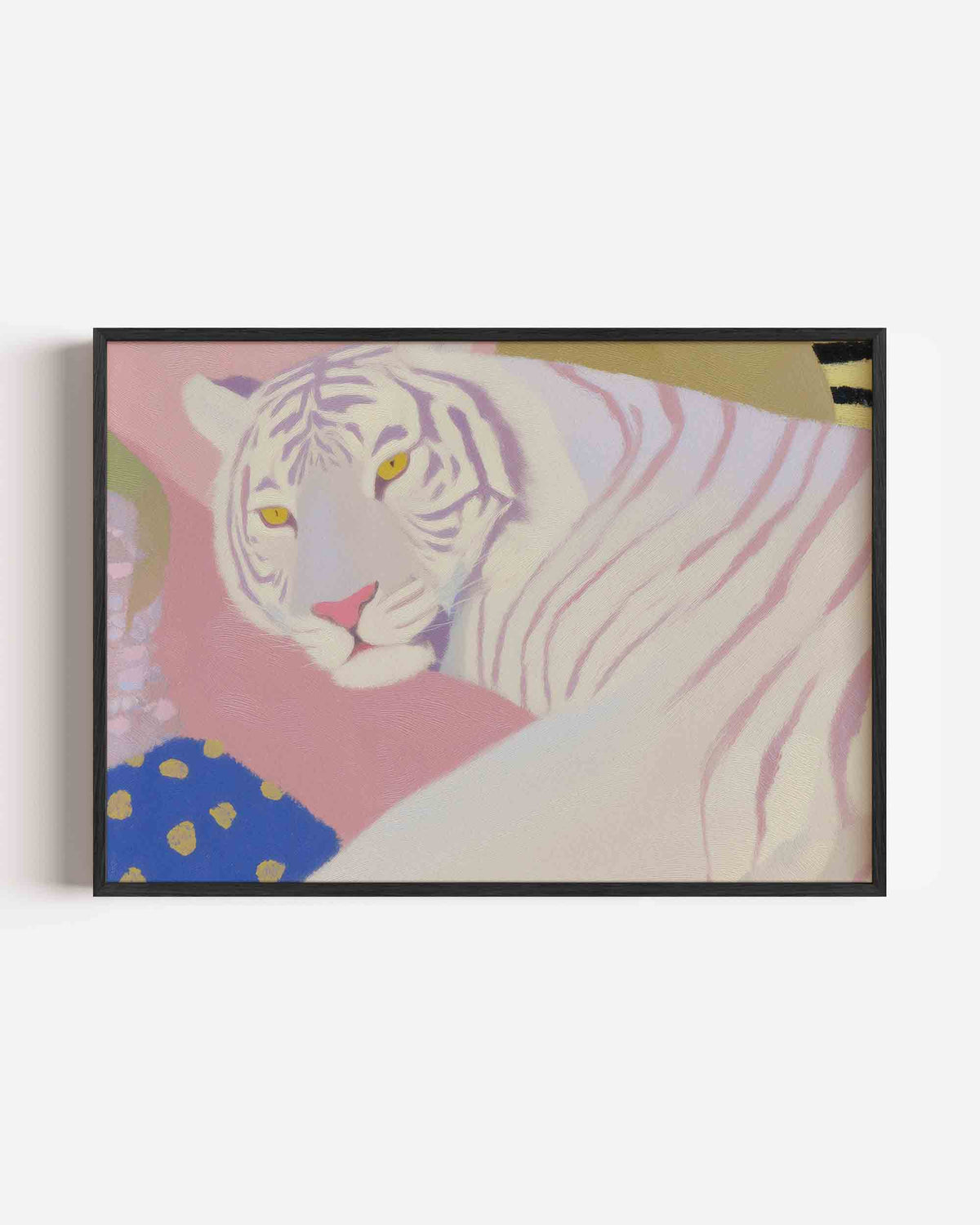 Witte tijger – dieren landscape poster als wanddecoratie