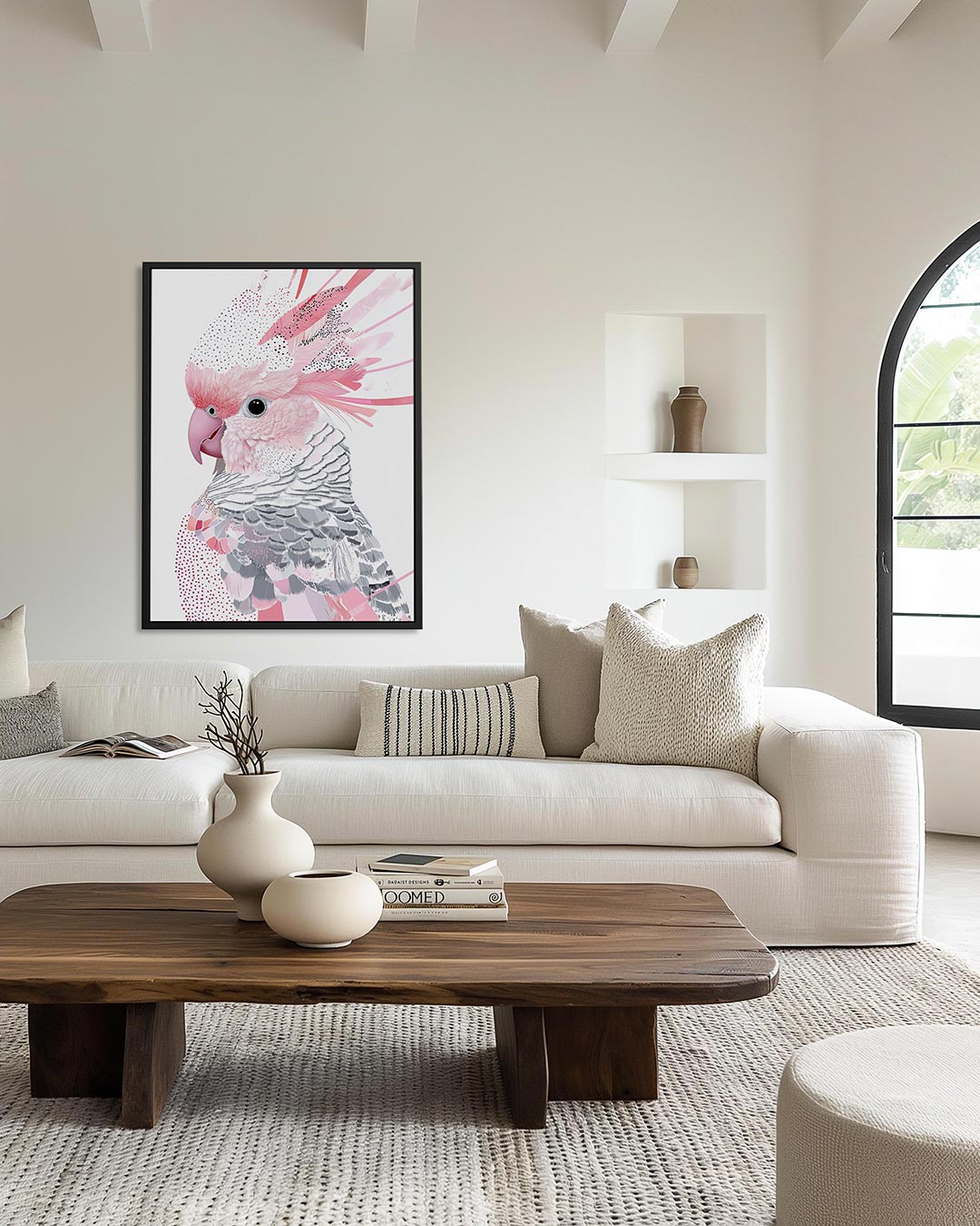 Vrolijke vogels – staand wanddecoratie kunstwerk