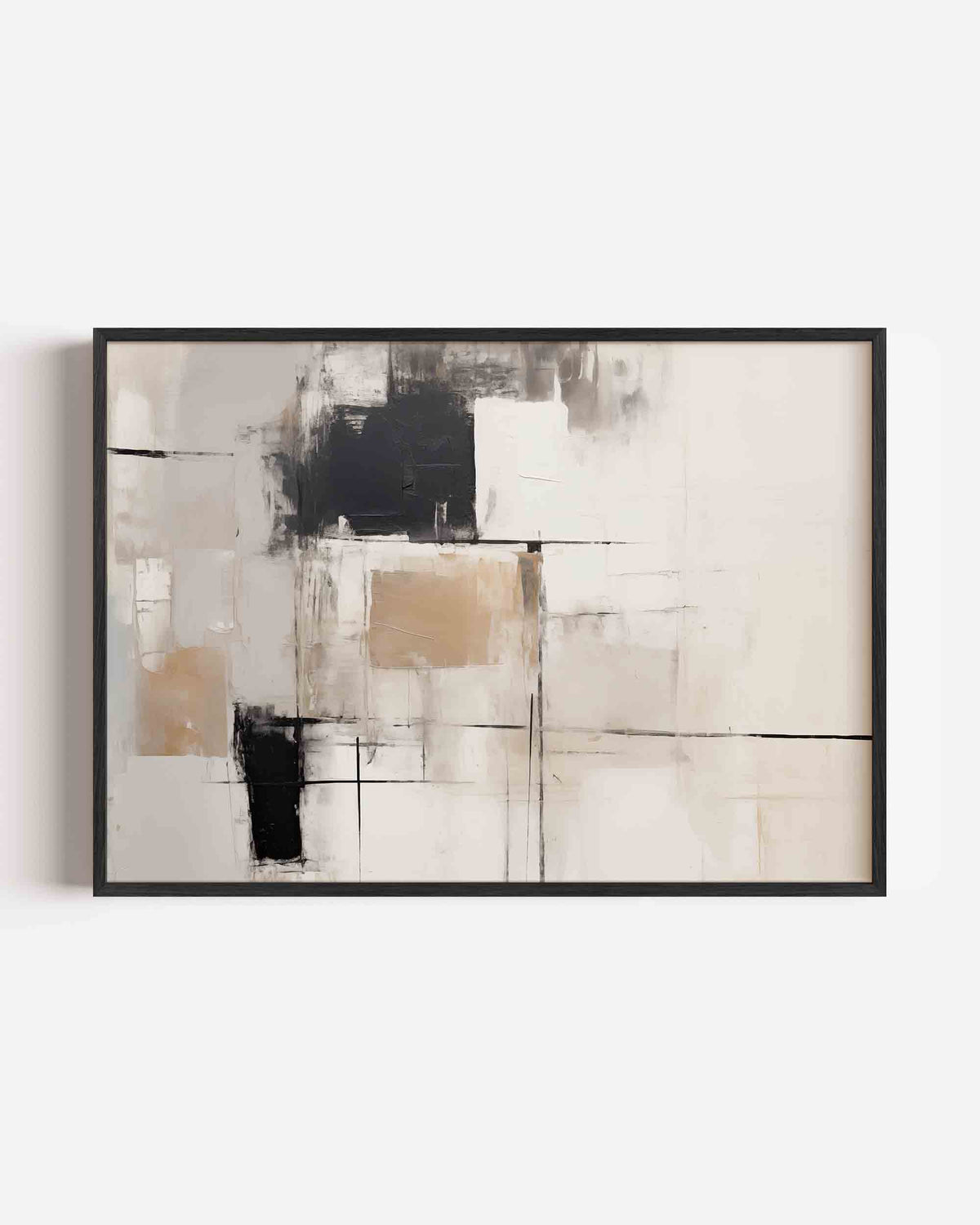 Abstracte vormen – abstracte landscape poster als wanddecoratie