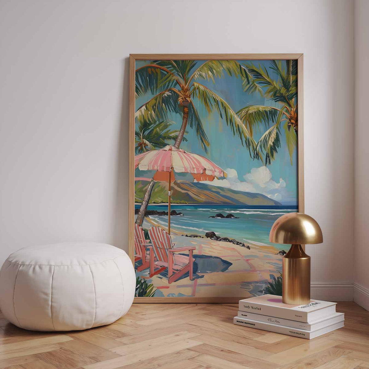 Tropische Stranddag Droomposter – urban poster in staand formaat