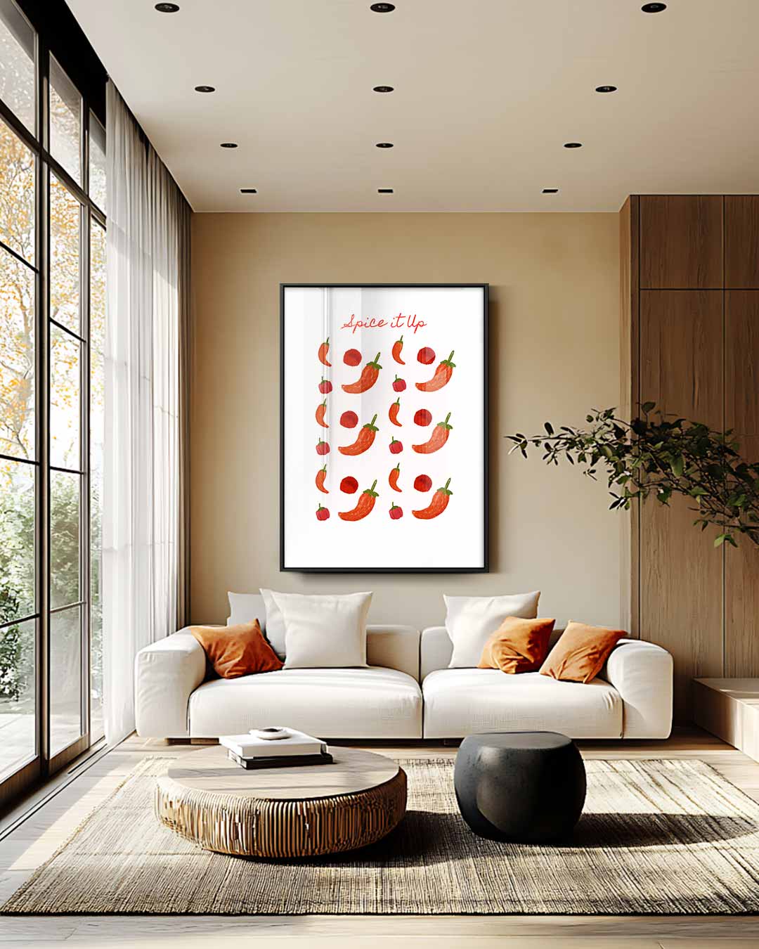 Spice it Up Poster – staand kunstwerk voor modern interieur