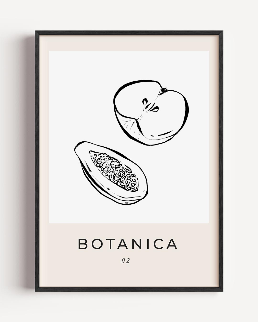 Botanische Fruitkunst – keuken portret poster als wanddecoratie
