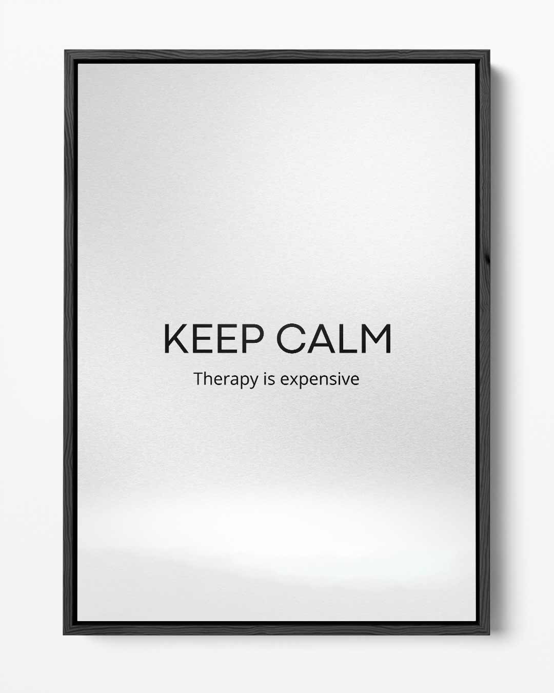 Keep Calm Wanddecoratie – portret kunstwerk als wanddecoratie
