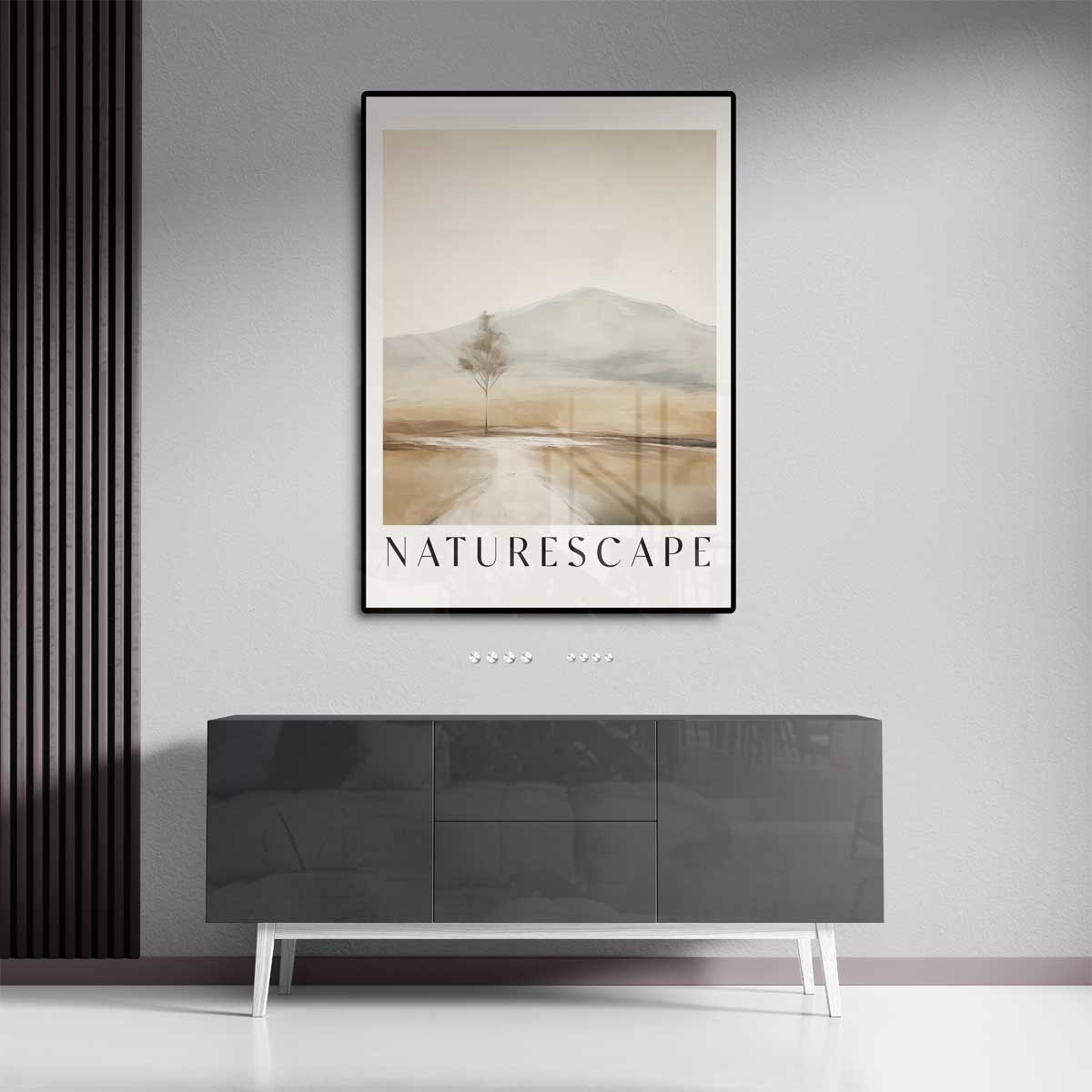 Rustgevende Landelijke Uitzicht – staand kunstwerk voor modern interieur