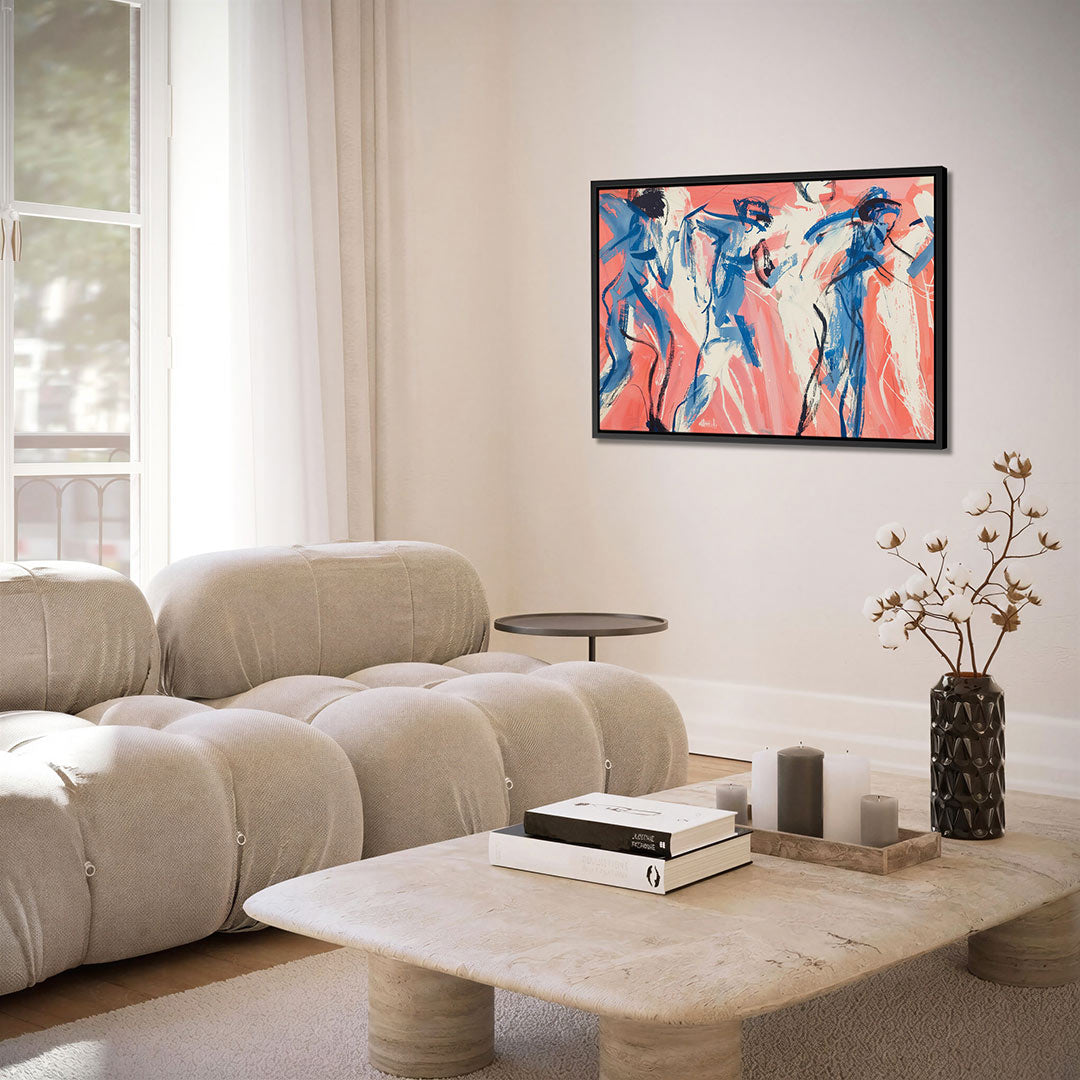 Dynamische figuren – alternatieve weergave van het kunstwerk
