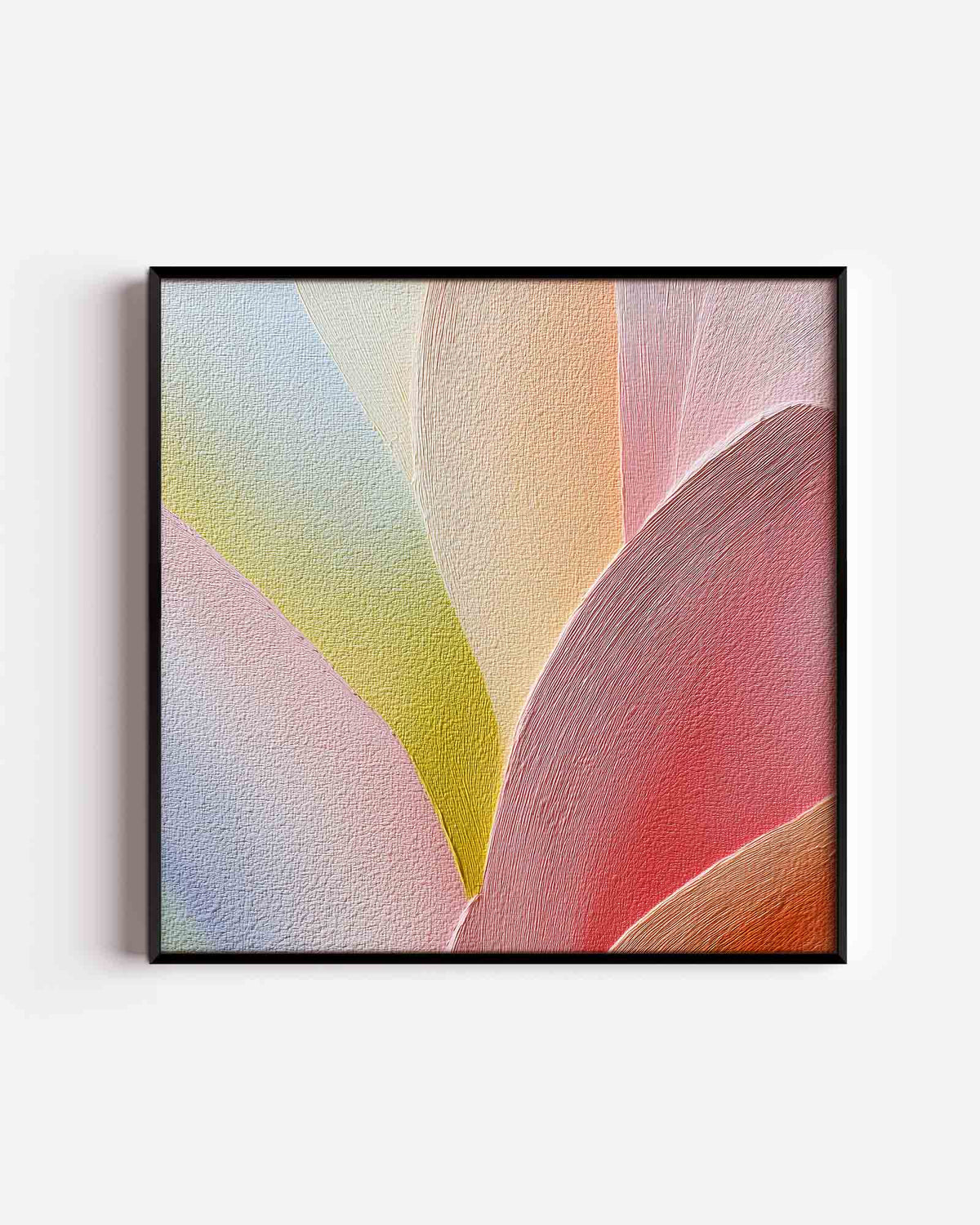 Gekleurde vormen – abstracte vierkante poster als wanddecoratie