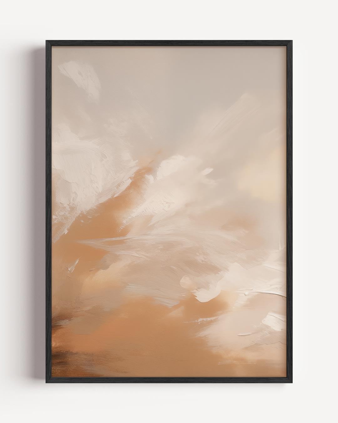 Dromerige Abstracte Wolkenhemel – textuur portret poster als wanddecoratie
